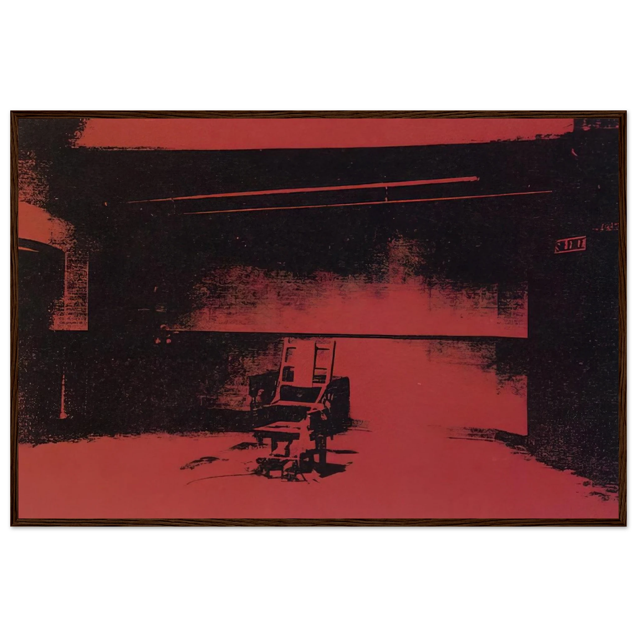 Early electric chair Framed Poster | Andy Warhol Framed Prints Wall Art | Andy Warhol Prints