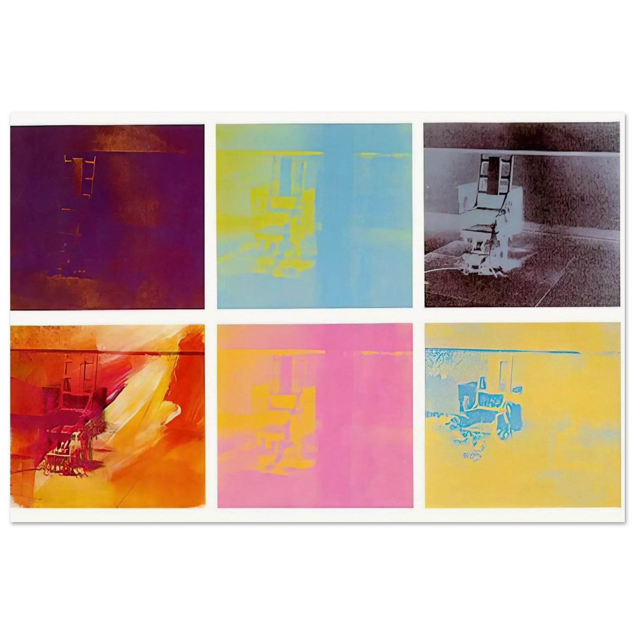 Electric Chair Poster | Andy Warhol Poster | Andy Warhol Prints
