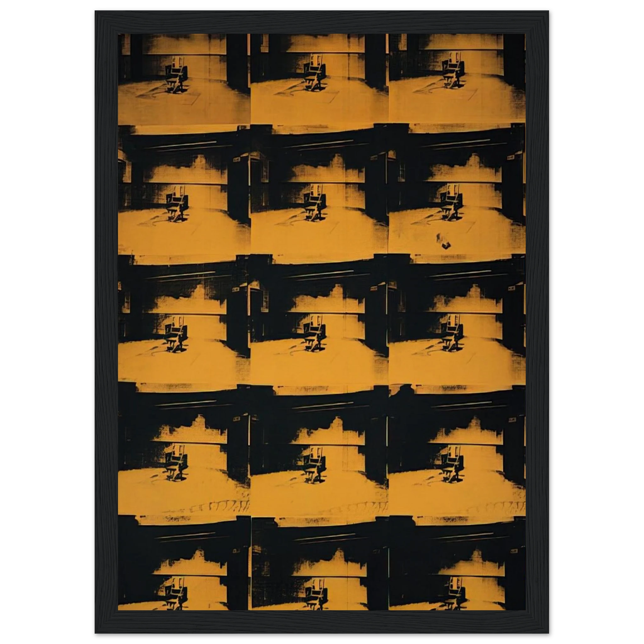 Orange Disaster Framed Poster | Andy Warhol Framed Prints Wall Art | Andy Warhol Prints