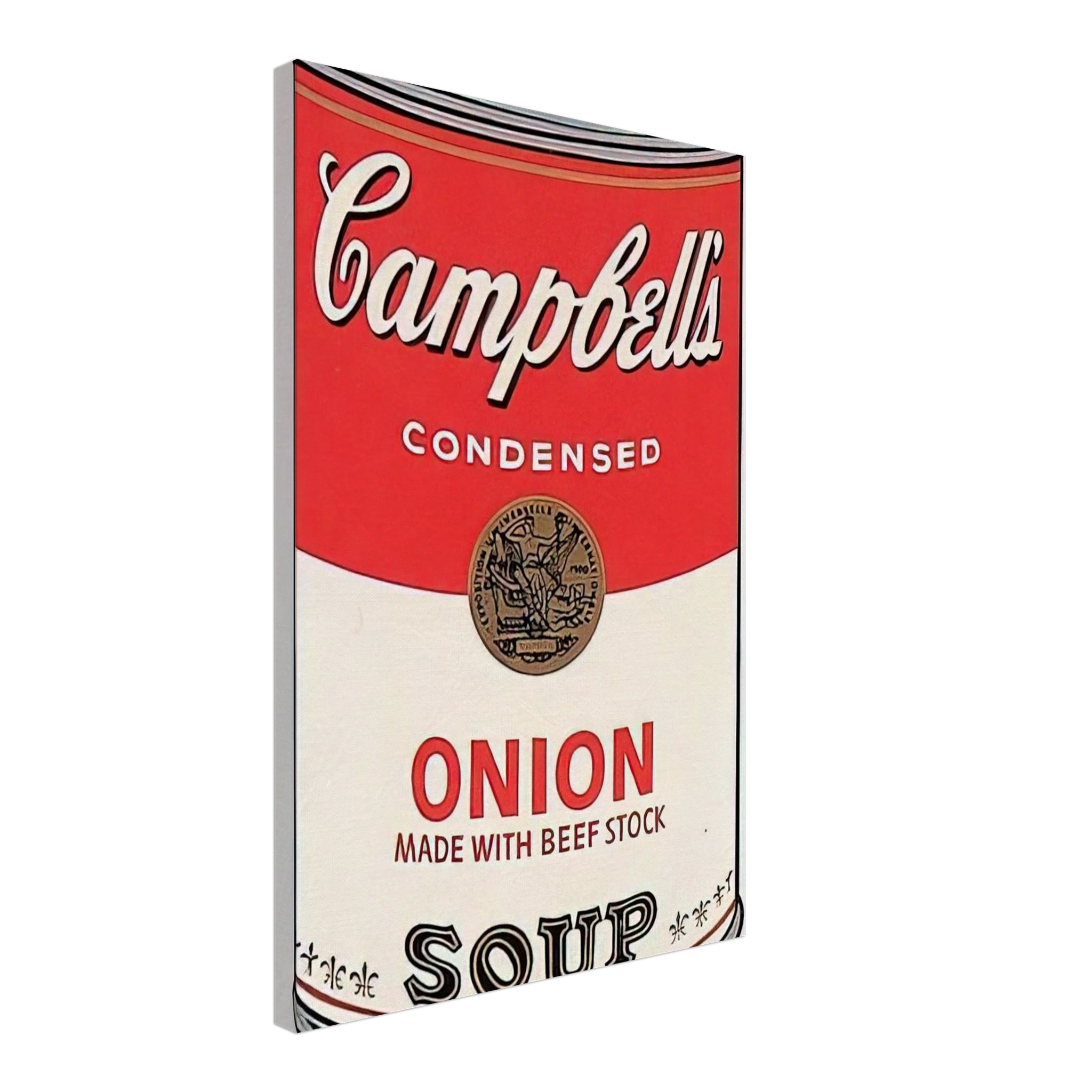 Campbell's Soup Can  onion  Canvas | Andy Warhol Canvas | Andy Warhol Prints