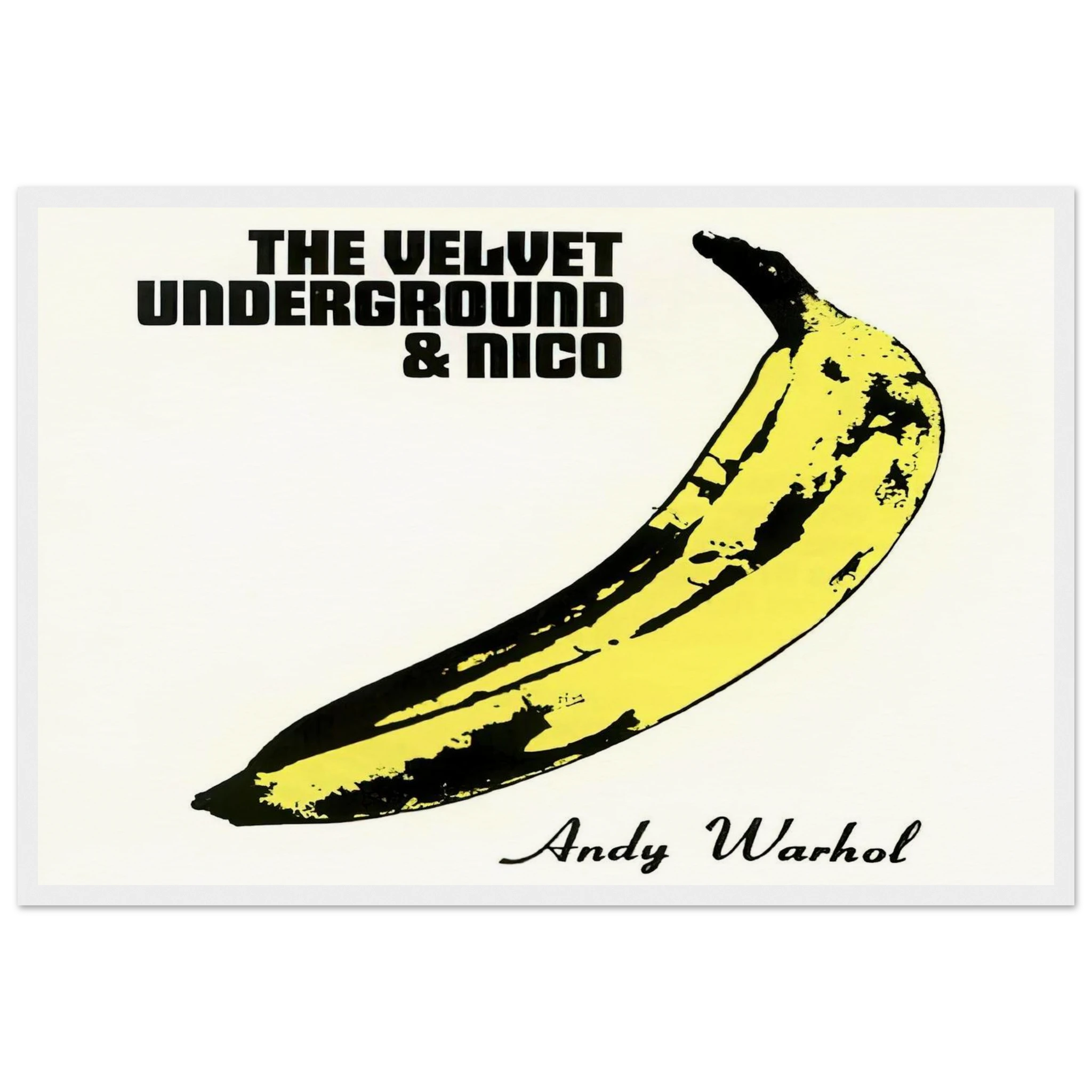 Velvet Underground & Nico Framed Poster | Andy Warhol Framed Prints Wall Art | Andy Warhol Prints