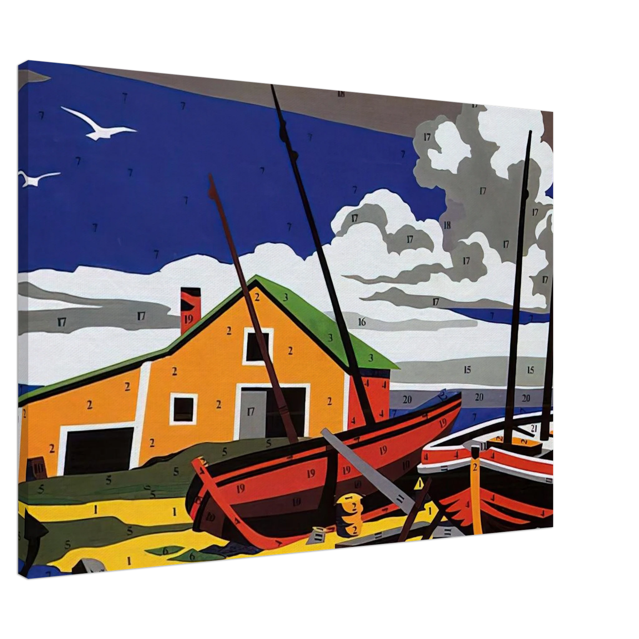 Do It Yourself  Seascape  Canvas | Andy Warhol Canvas | Andy Warhol Prints