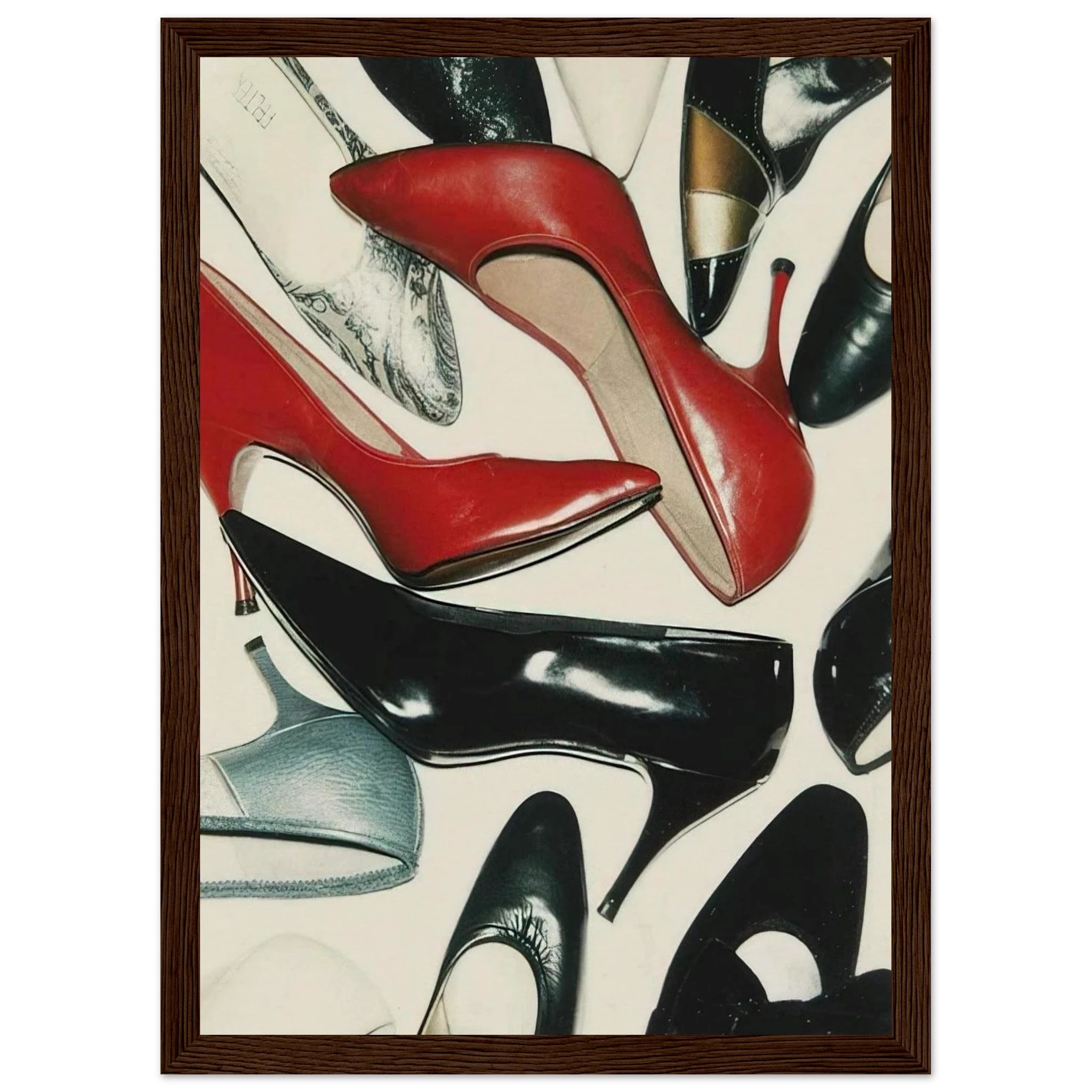 Shoes Framed Poster | Andy Warhol Framed Prints Wall Art | Andy Warhol Prints