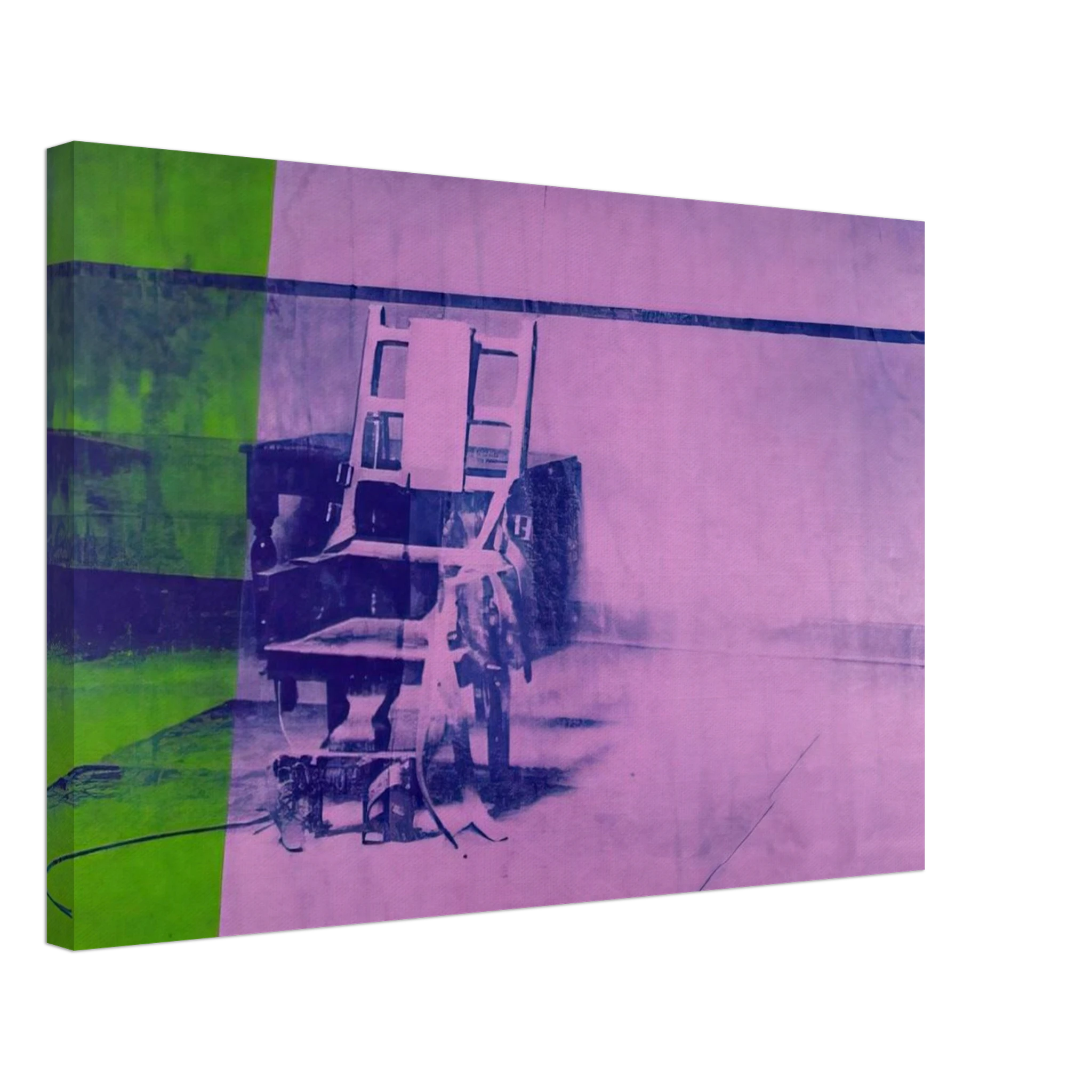 Big electric chair Canvas | Andy Warhol Canvas | Andy Warhol Prints