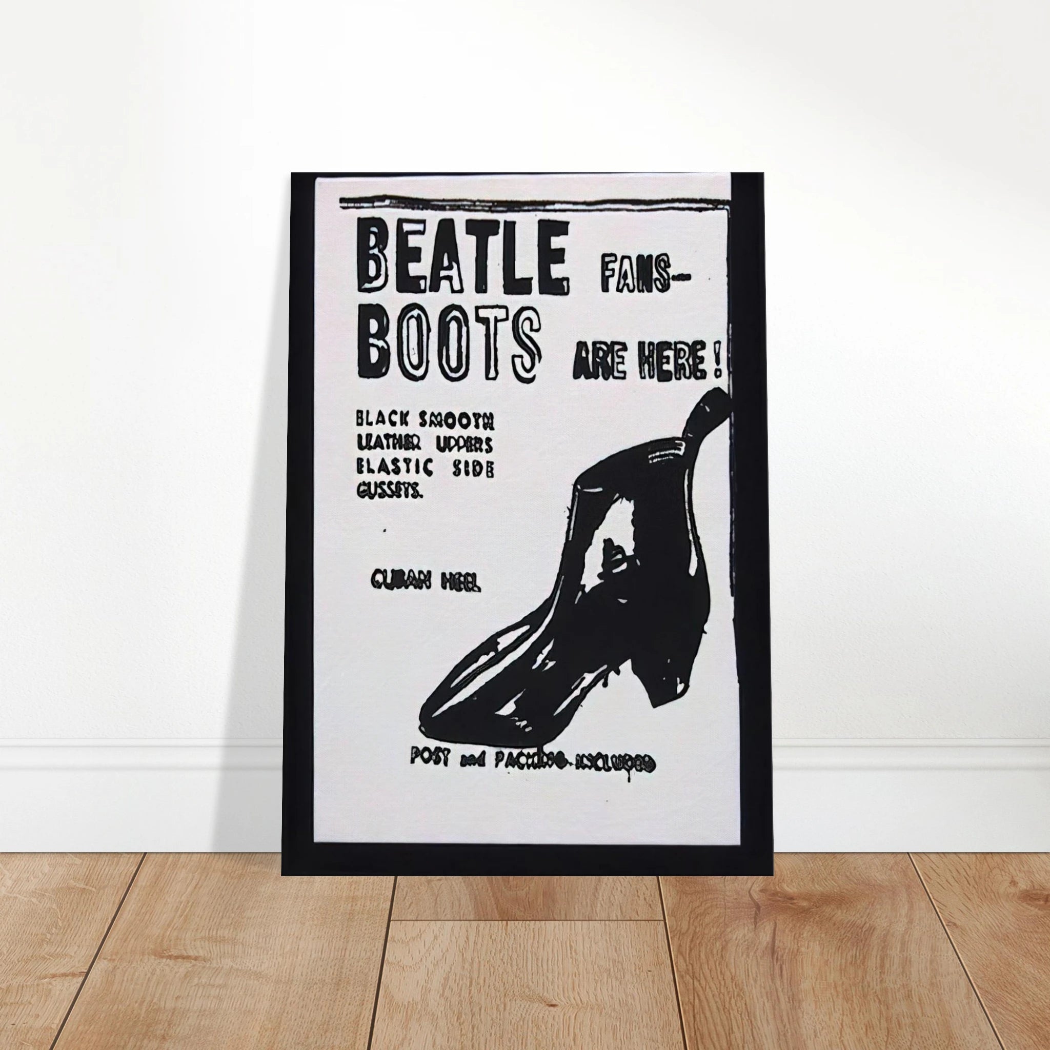 Beatle Boots Canvas | Andy Warhol Canvas | Andy Warhol Prints