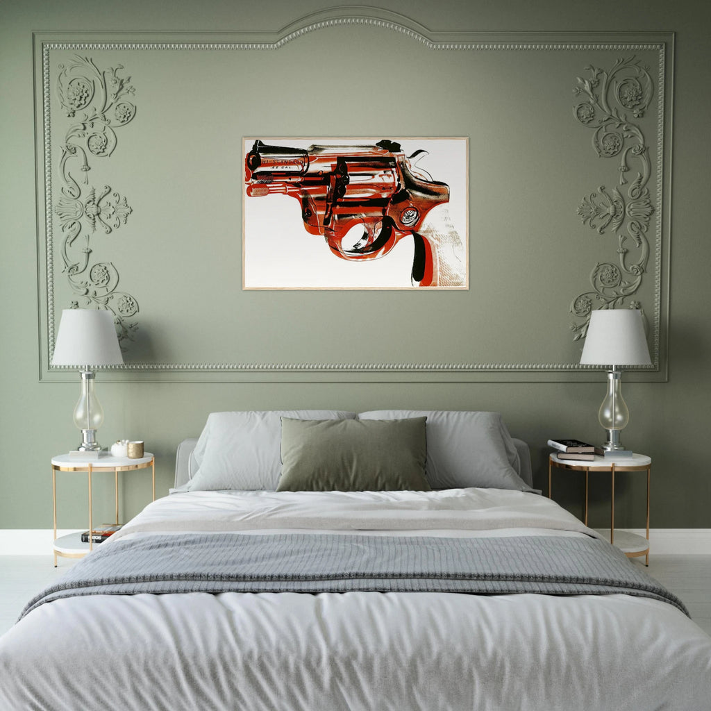 Gun Framed Poster | Andy Warhol Framed Prints Wall Art | Andy Warhol Prints