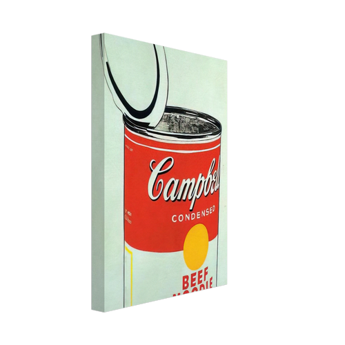 Big Campbell's Soup Can 19c  Beef Noodle  Canvas | Andy Warhol Canvas | Andy Warhol Prints