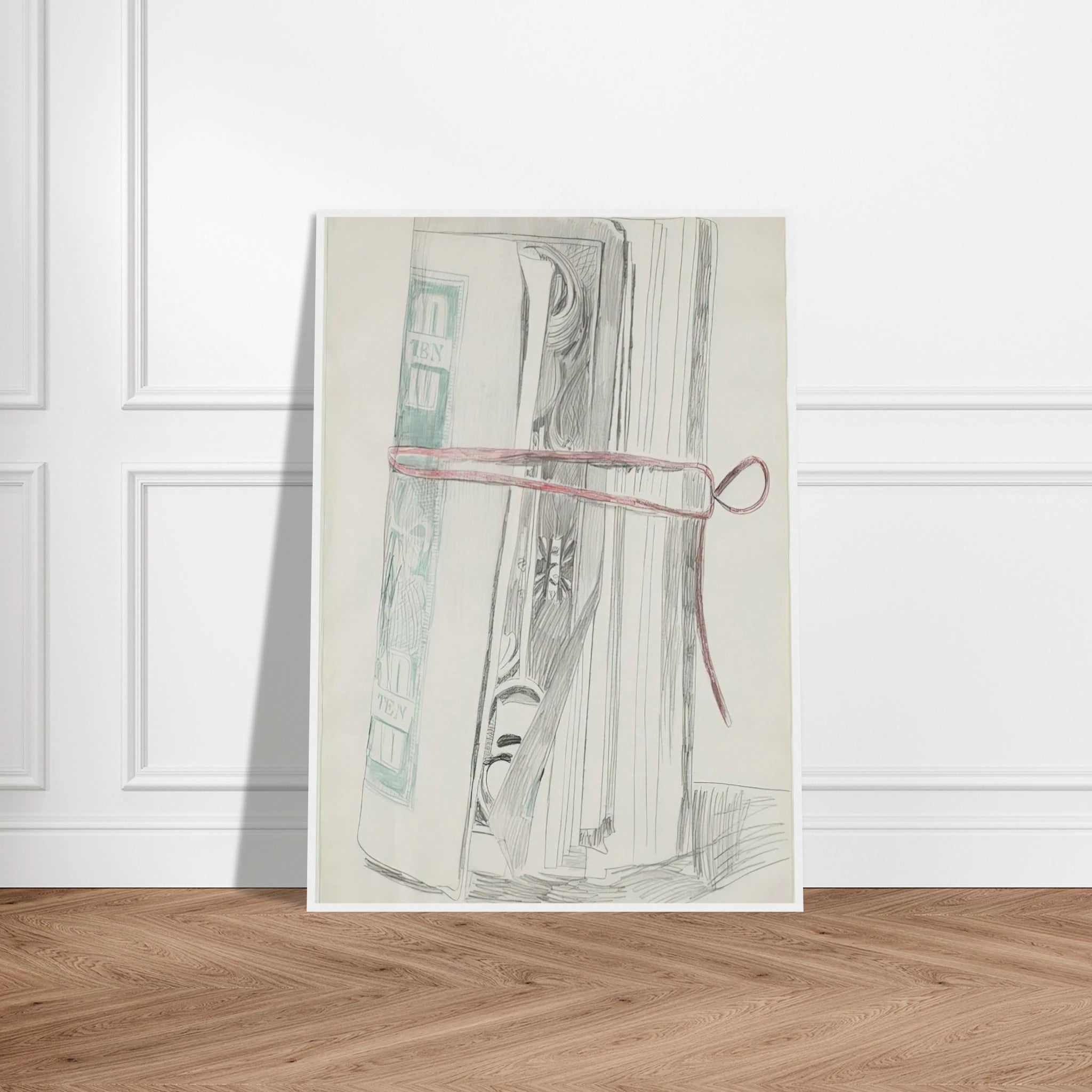 Roll of Bills Framed Poster | Andy Warhol Framed Prints Wall Art | Andy Warhol Prints