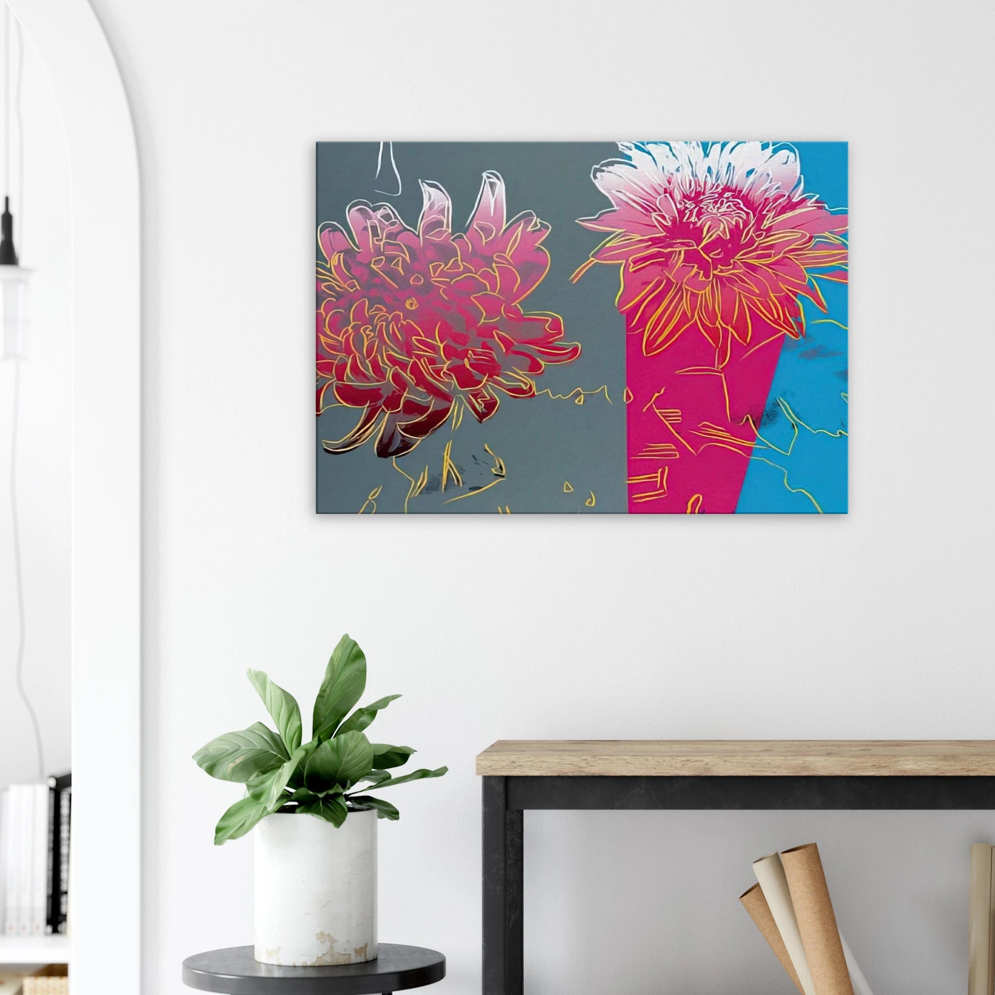 Kiku Canvas | Andy Warhol Canvas | Andy Warhol Prints