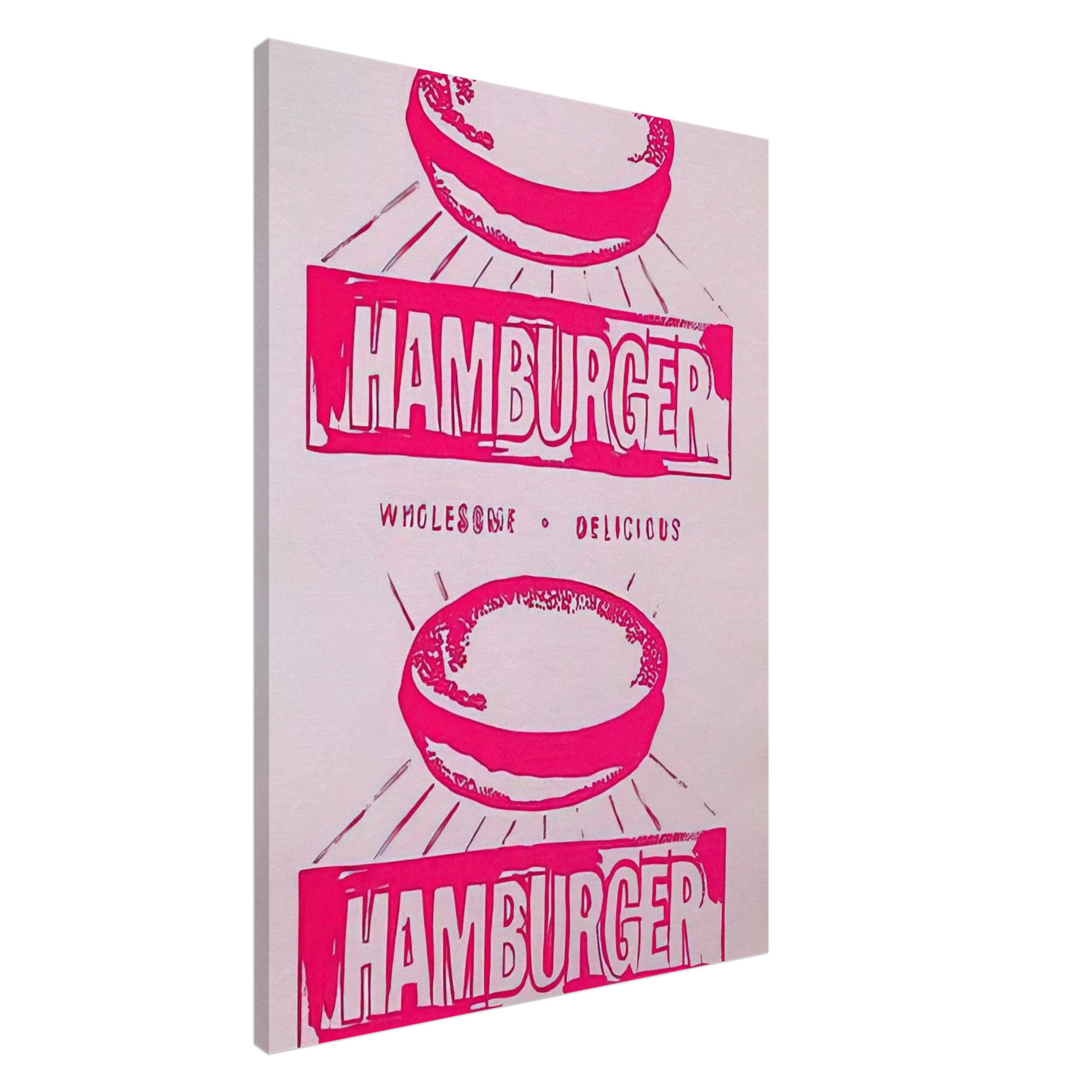 Double Hamburger Canvas | Andy Warhol Canvas | Andy Warhol Prints