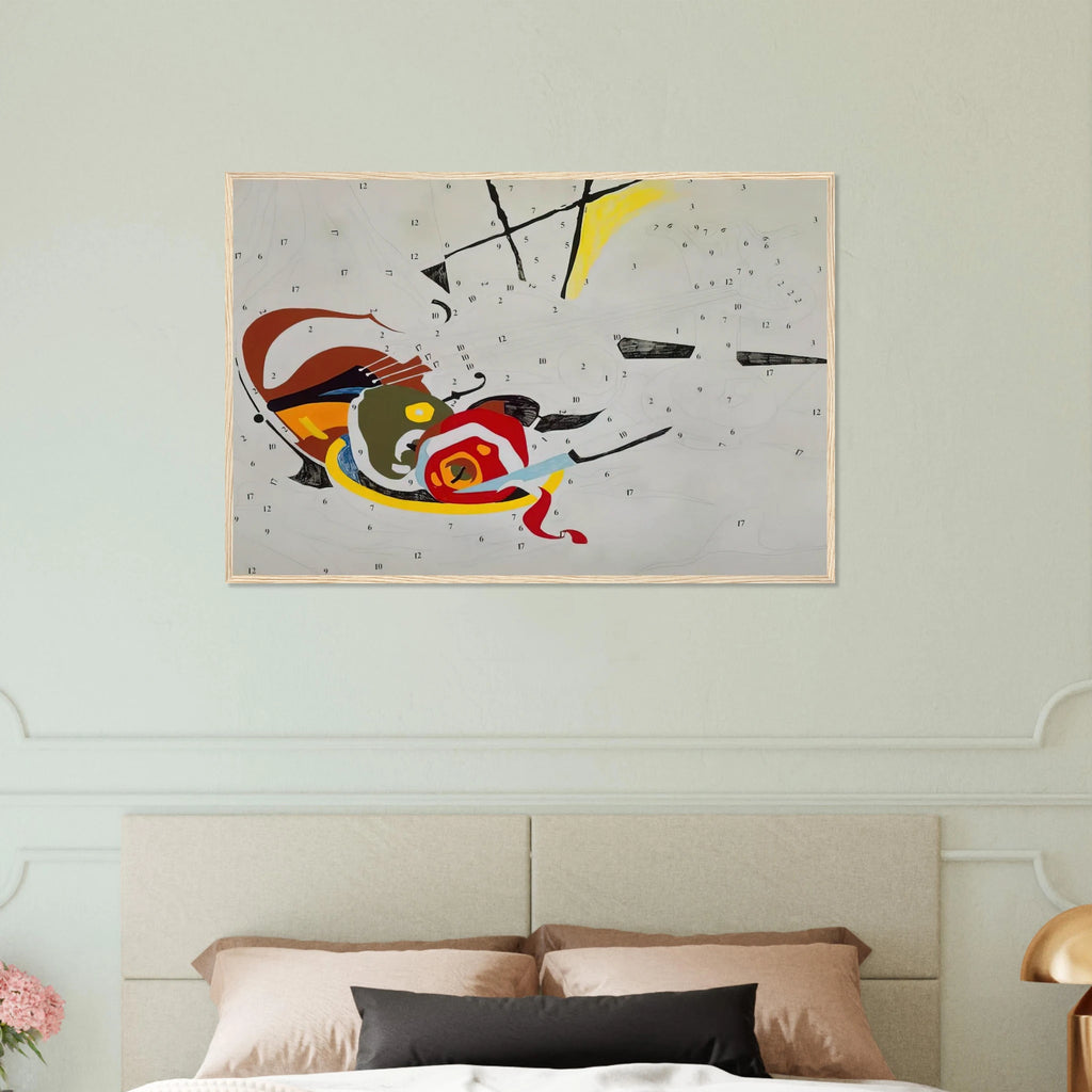 Do It Yourself  Violin  Framed Poster | Andy Warhol Framed Prints Wall Art | Andy Warhol Prints