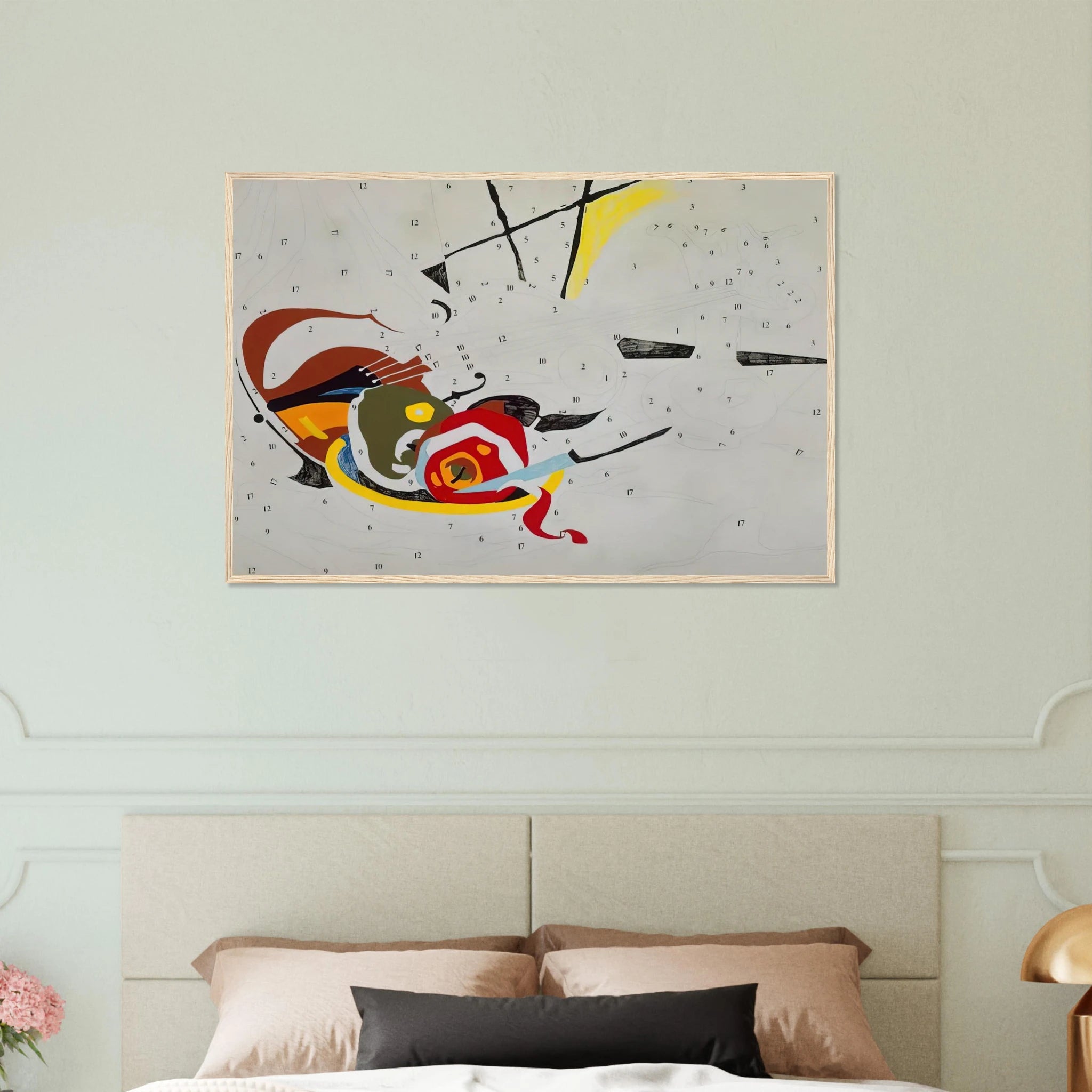 Do It Yourself  Violin  Framed Poster | Andy Warhol Framed Prints Wall Art | Andy Warhol Prints