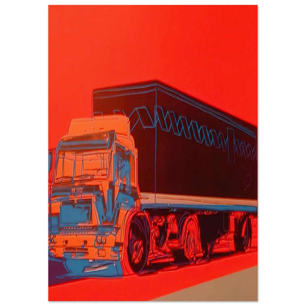 Truck Announcement Poster | Andy Warhol Poster | Andy Warhol Prints
