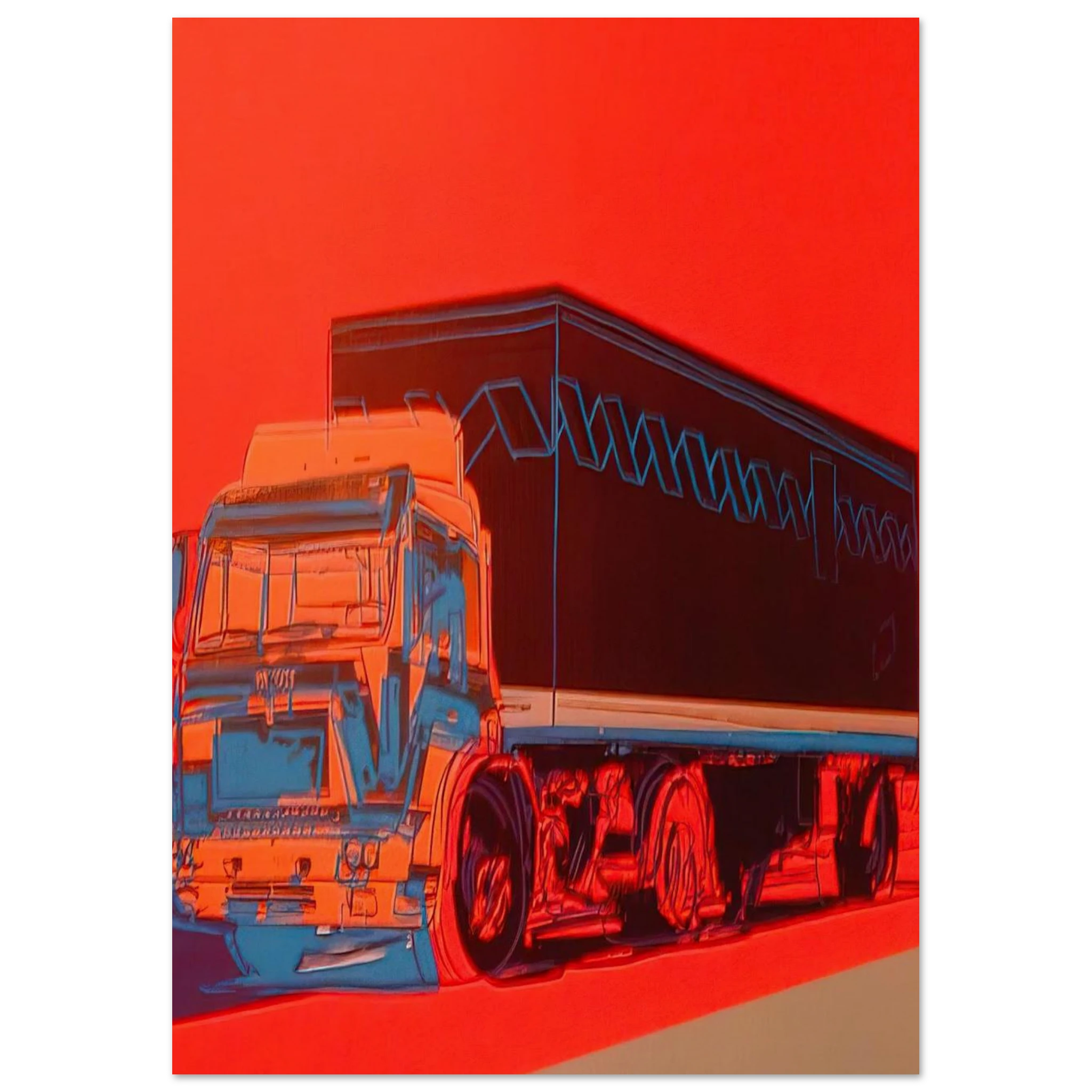 Truck Announcement Poster | Andy Warhol Poster | Andy Warhol Prints