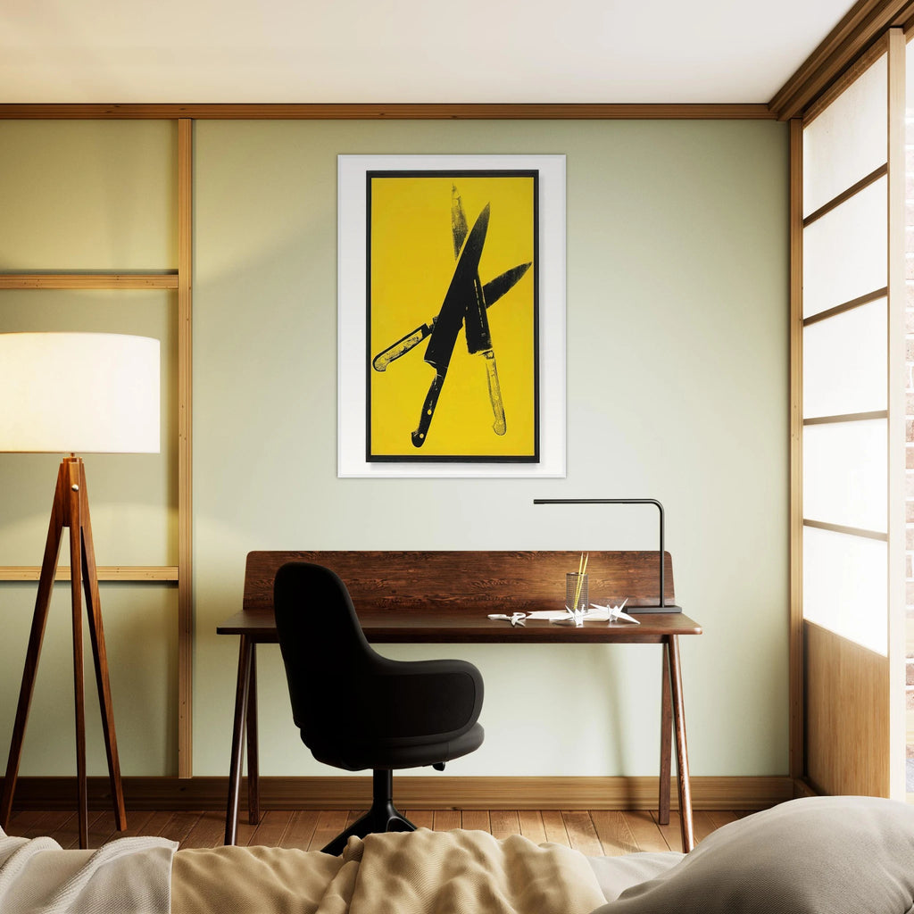 Knives Framed Poster | Andy Warhol Framed Prints Wall Art | Andy Warhol Prints