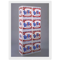Brillo Soap Pads Boxes Framed Poster | Andy Warhol Framed Prints Wall Art | Andy Warhol Prints
