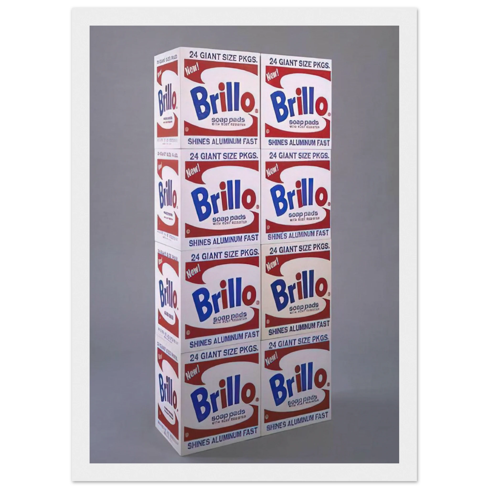 Brillo Soap Pads Boxes Framed Poster | Andy Warhol Framed Prints Wall Art | Andy Warhol Prints