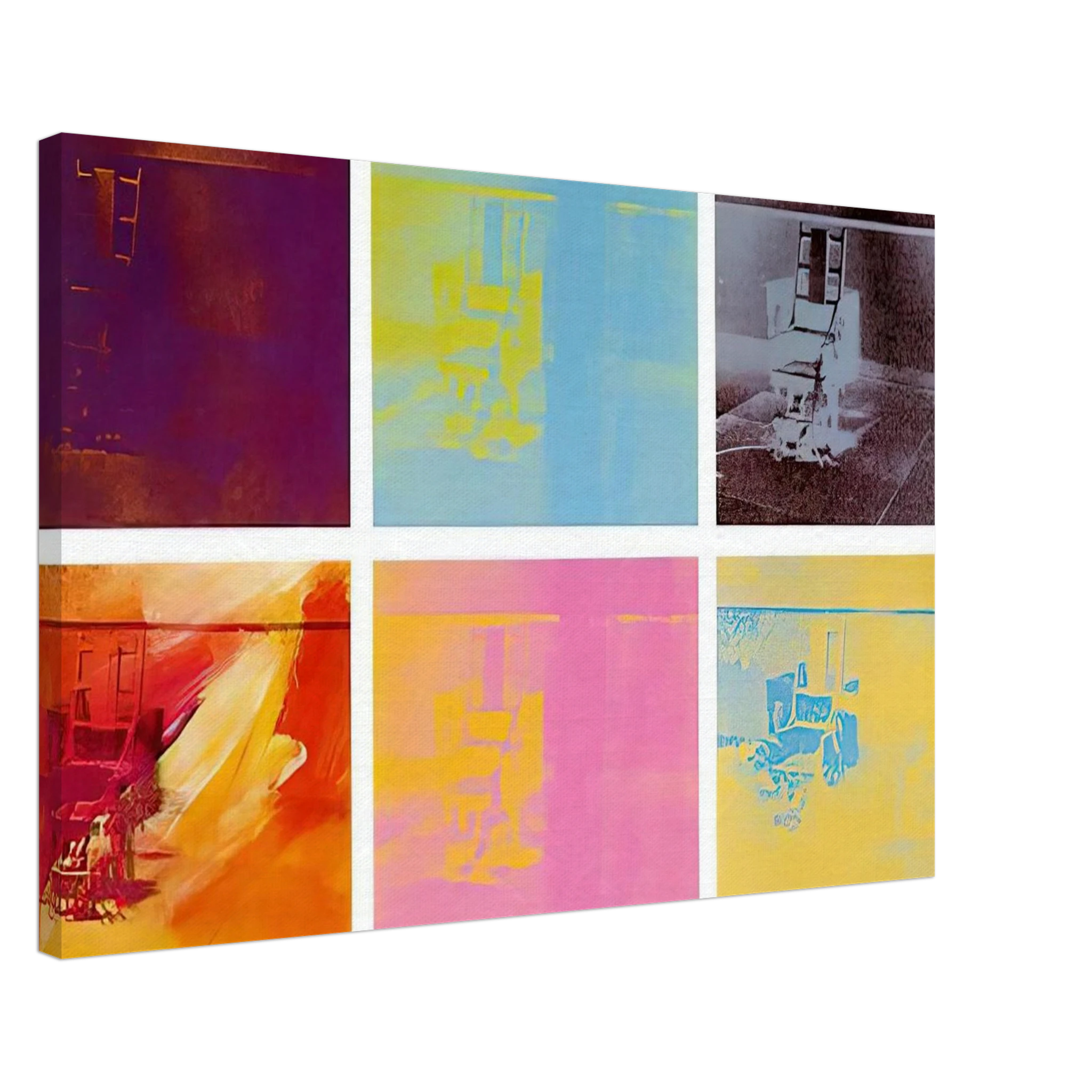 Electric Chair Canvas | Andy Warhol Canvas | Andy Warhol Prints