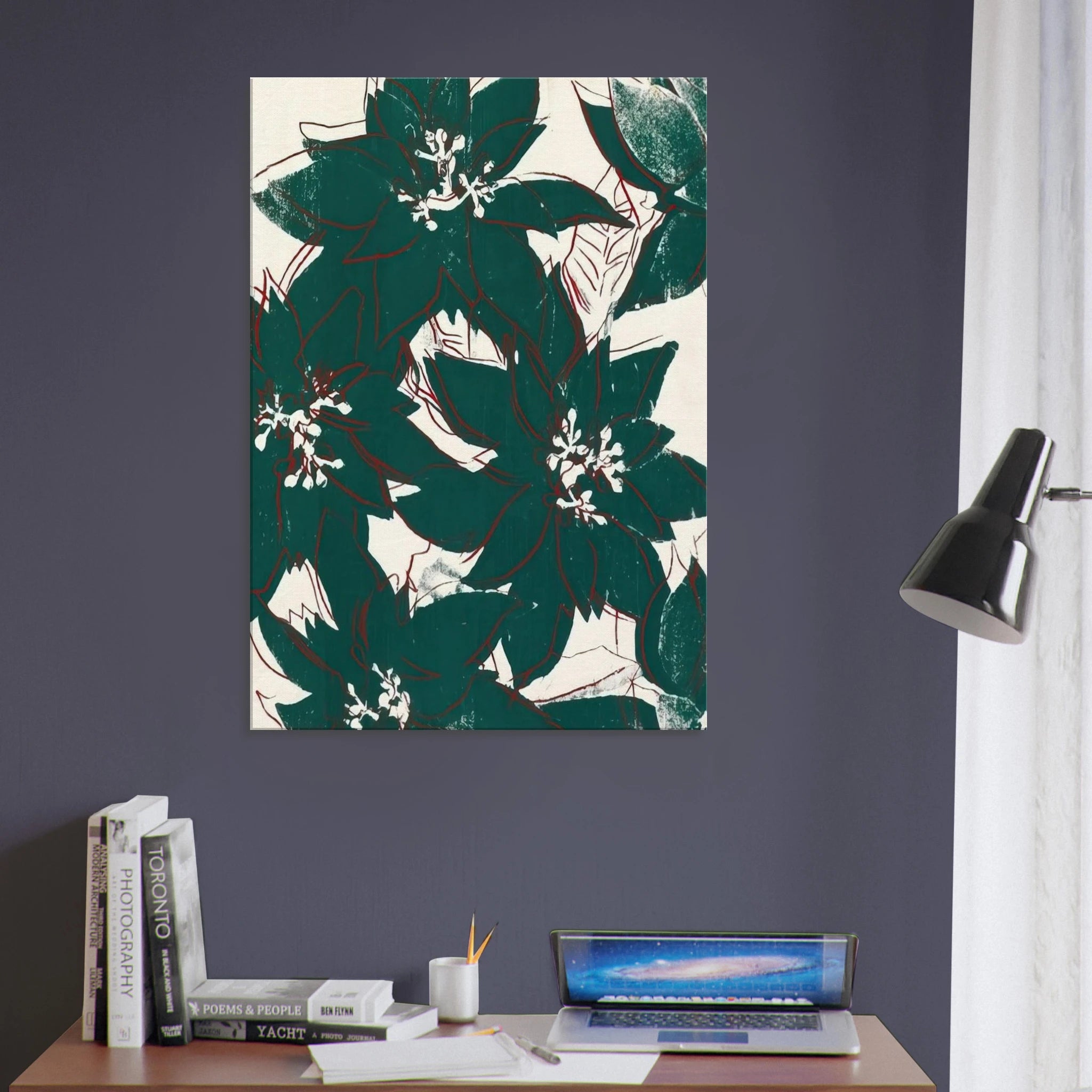 Poinsetta Canvas | Andy Warhol Canvas | Andy Warhol Prints