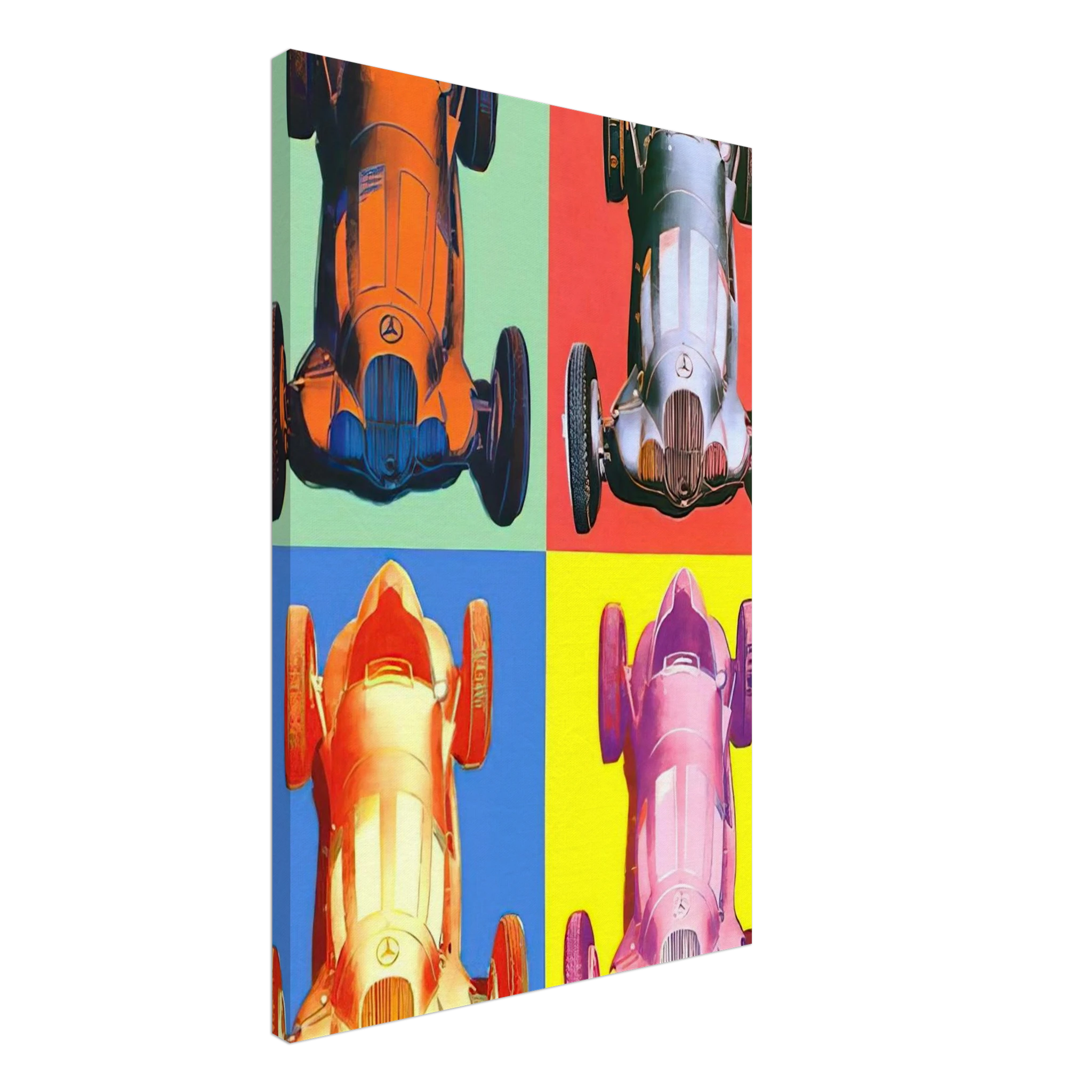 Benz Racing Car Canvas | Andy Warhol Canvas | Andy Warhol Prints