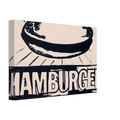 Hamburger  beige  Canvas | Andy Warhol Canvas | Andy Warhol Prints