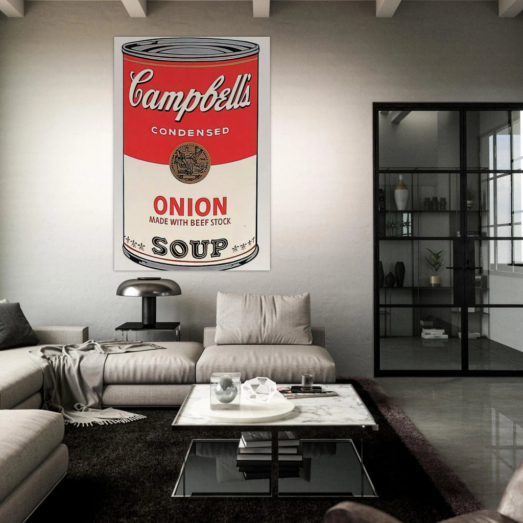 Campbell's Soup Can  onion  Poster | Andy Warhol Poster | Andy Warhol Prints