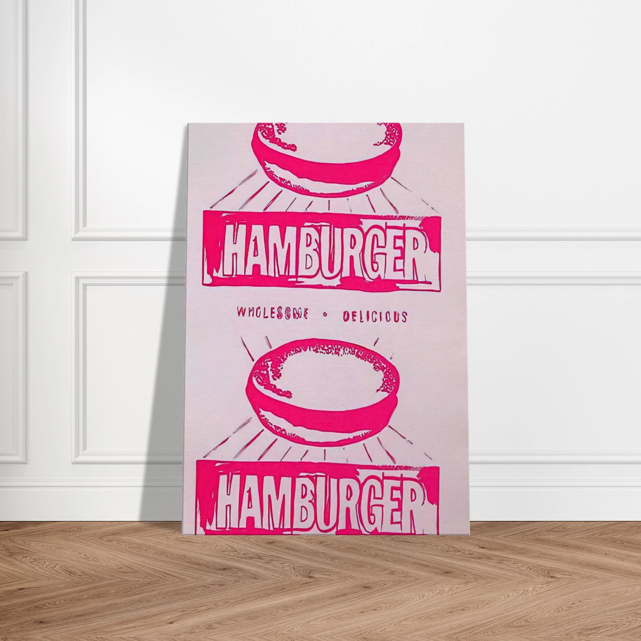 Double Hamburger Canvas | Andy Warhol Canvas | Andy Warhol Prints