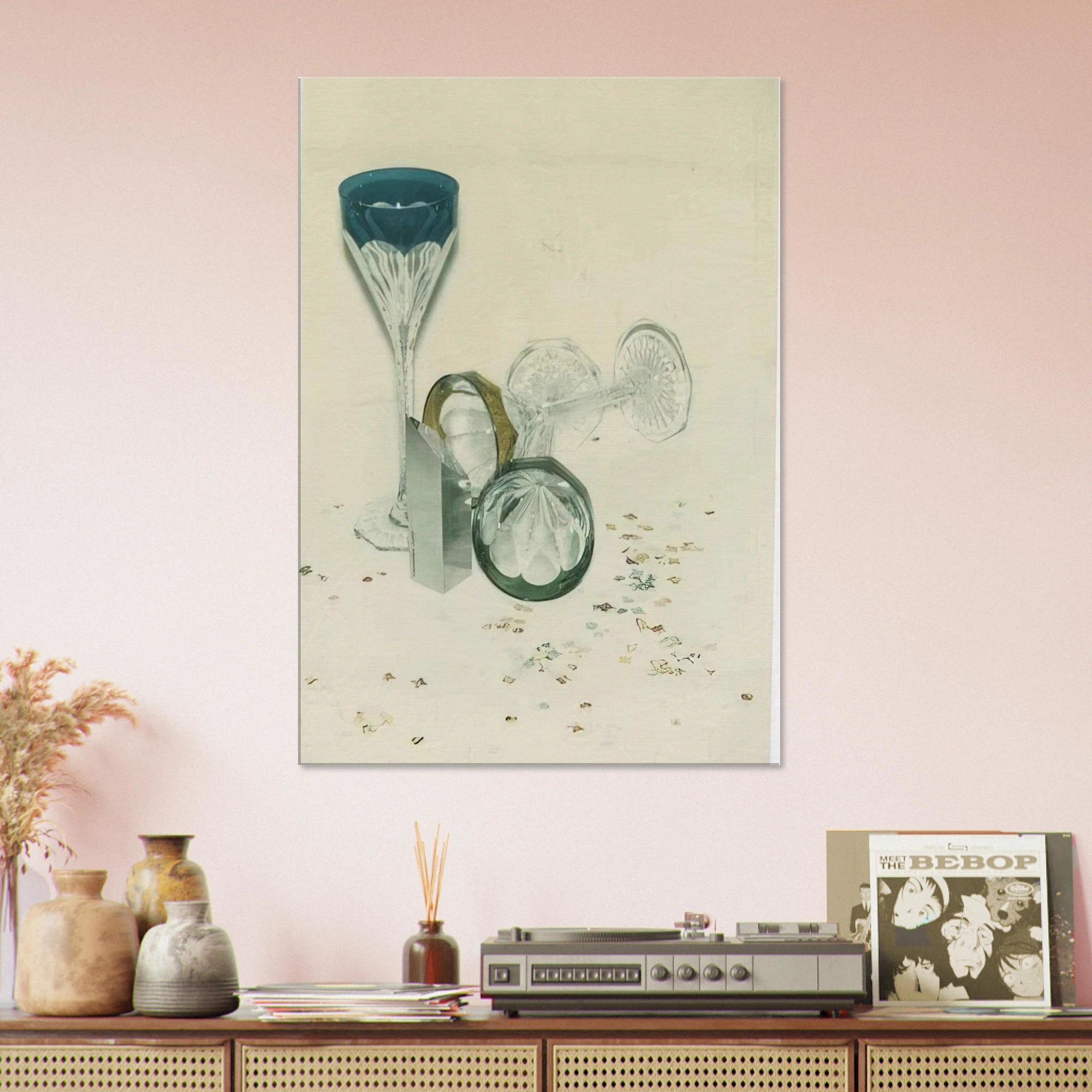 Committee 2000 Champagne Glasses Canvas | Andy Warhol Canvas | Andy Warhol Prints