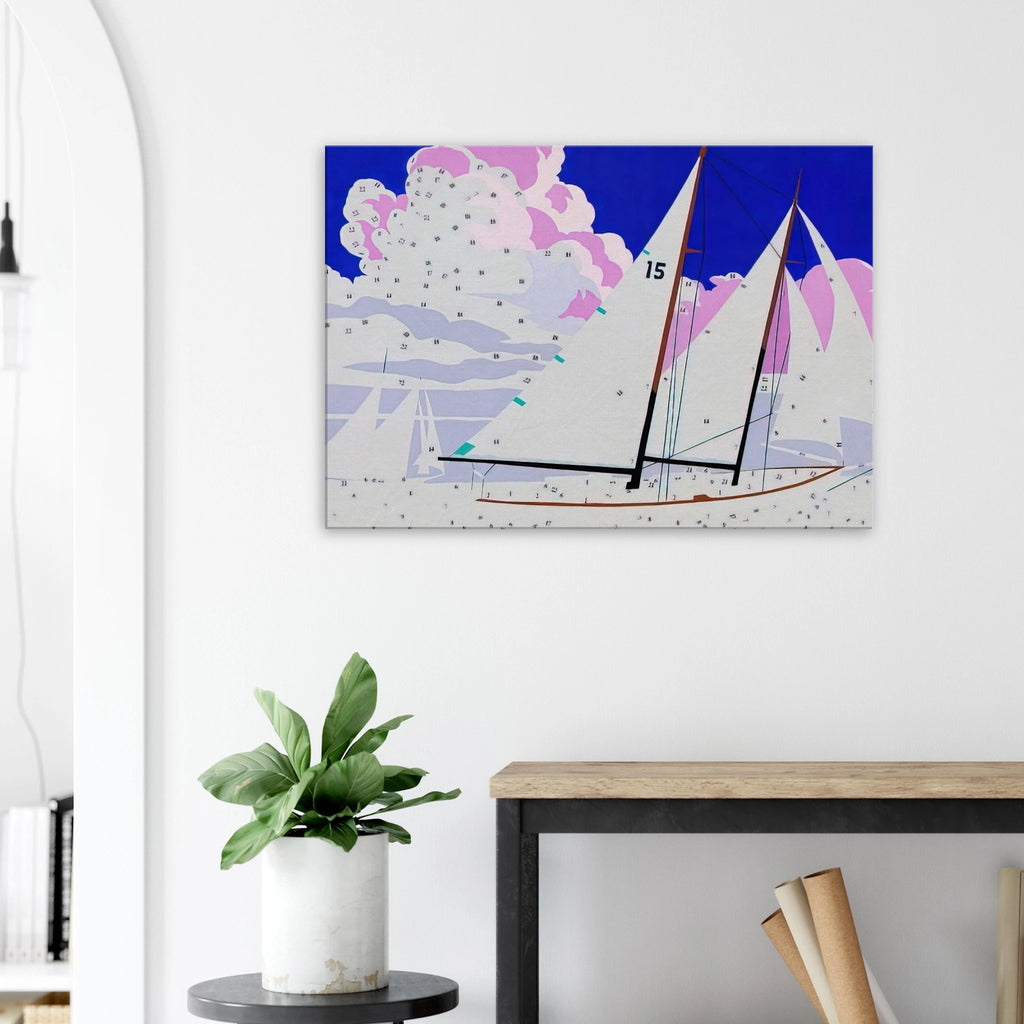 Do It Yourself  Sailboats  Canvas | Andy Warhol Canvas | Andy Warhol Prints