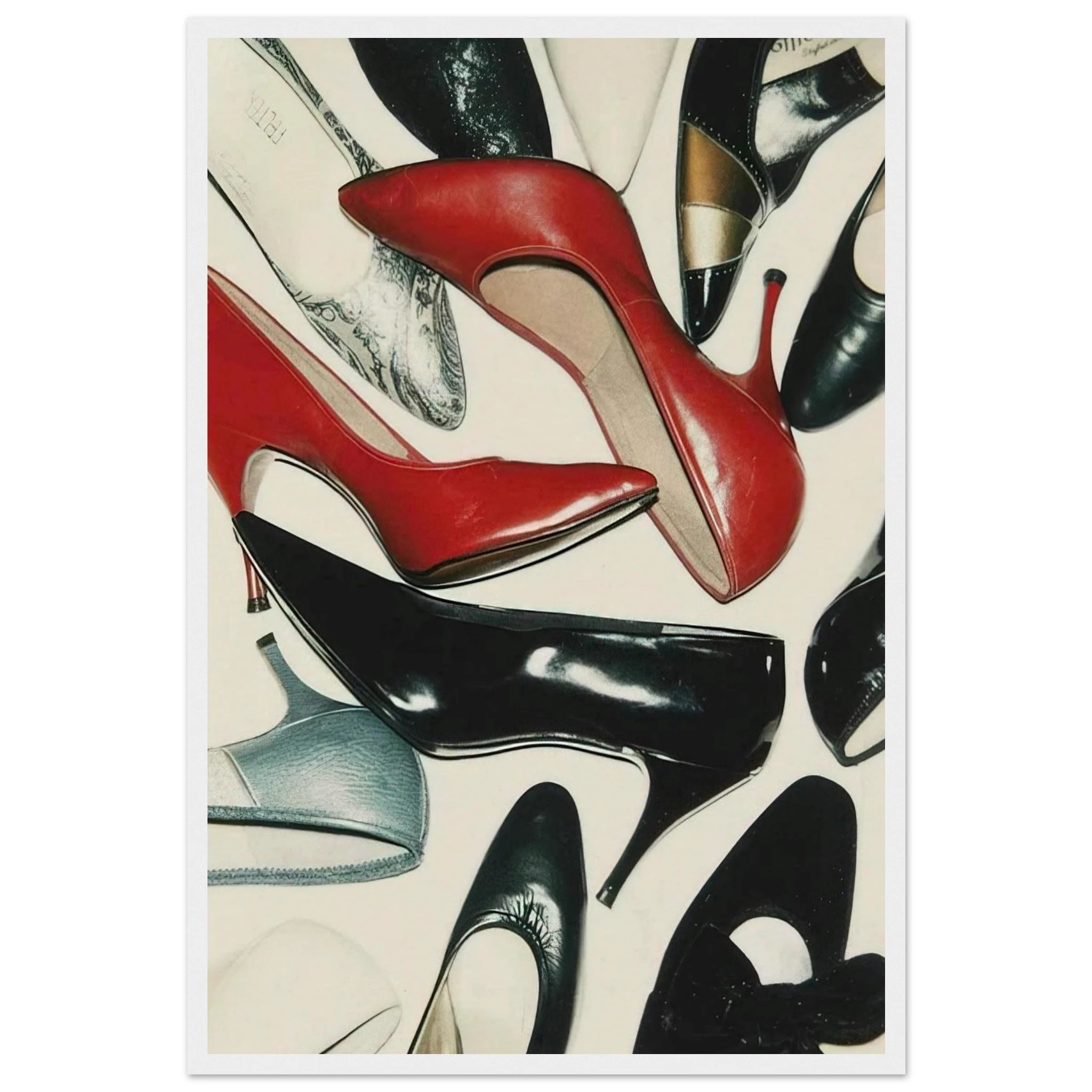 Shoes Framed Poster | Andy Warhol Framed Prints Wall Art | Andy Warhol Prints