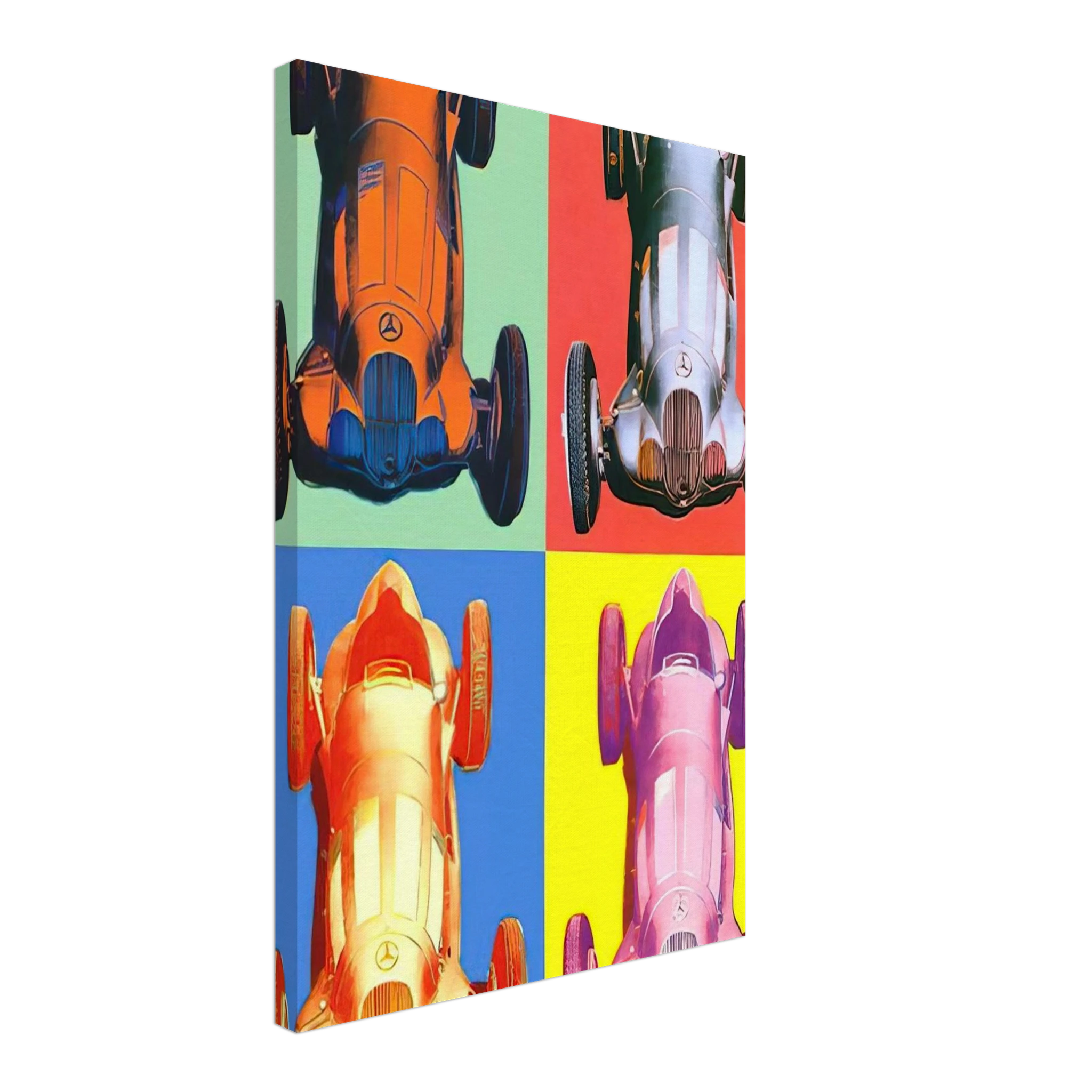 Benz Racing Car Canvas | Andy Warhol Canvas | Andy Warhol Prints
