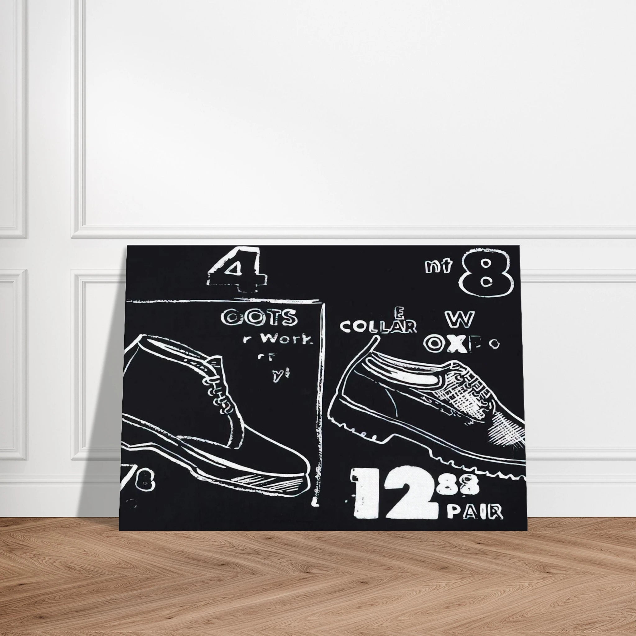 Work Boots Canvas | Andy Warhol Canvas | Andy Warhol Prints