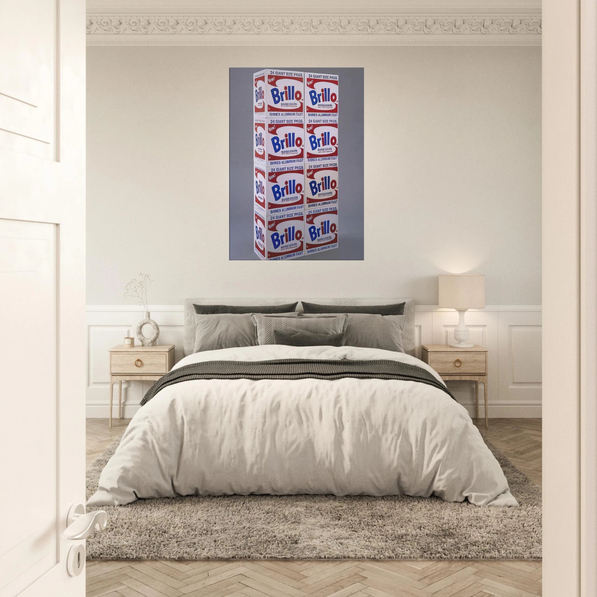 Brillo Soap Pads Boxes Canvas | Andy Warhol Canvas | Andy Warhol Prints