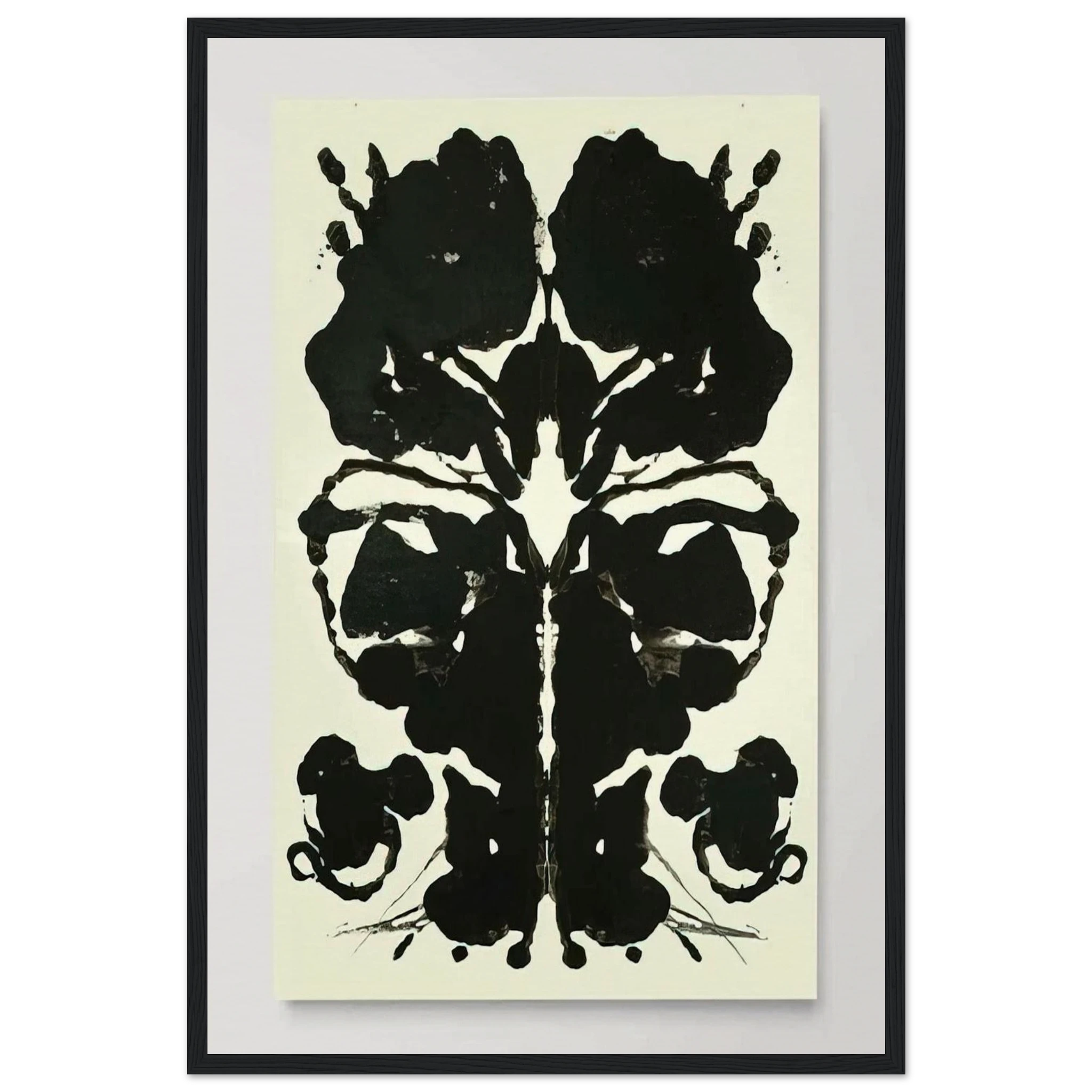 Rorschach Framed Poster | Andy Warhol Framed Prints Wall Art | Andy Warhol Prints