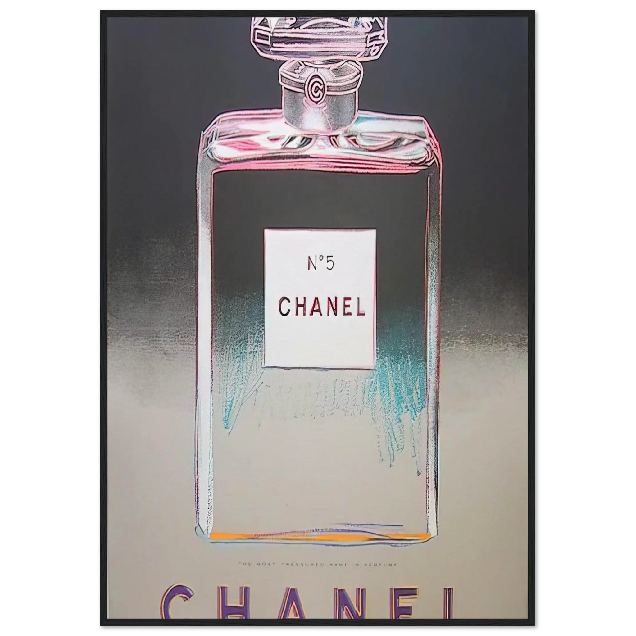 Chanel No. 5 Framed Poster | Andy Warhol Framed Prints Wall Art | Andy Warhol Prints