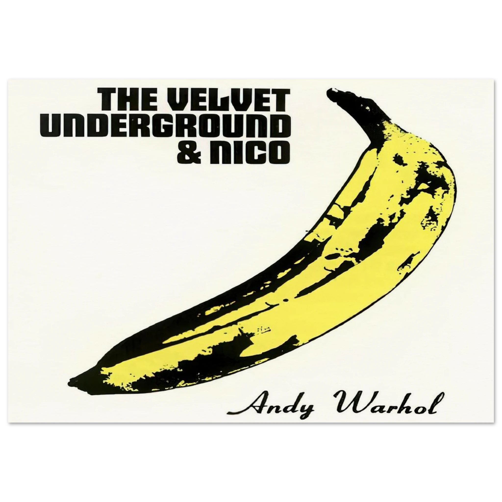 Velvet Underground & Nico Poster | Andy Warhol Poster | Andy Warhol Prints