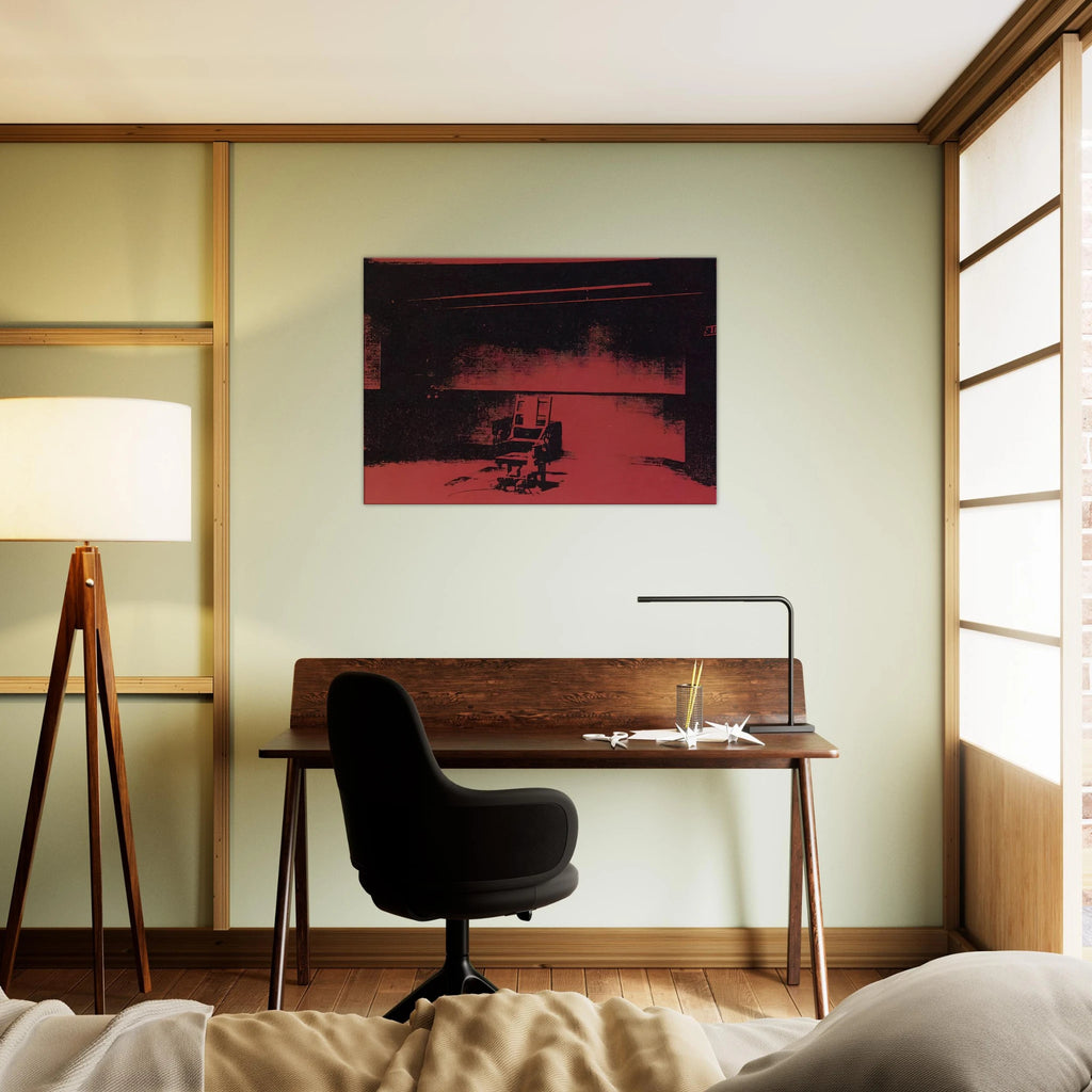 Early electric chair Canvas | Andy Warhol Canvas | Andy Warhol Prints