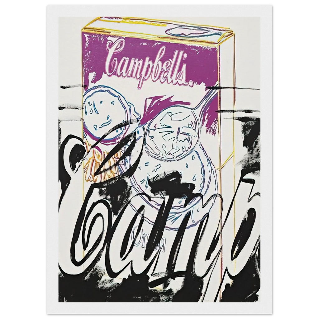 Campell's Onion Soup Box Framed Poster | Andy Warhol Framed Prints Wall Art | Andy Warhol Prints