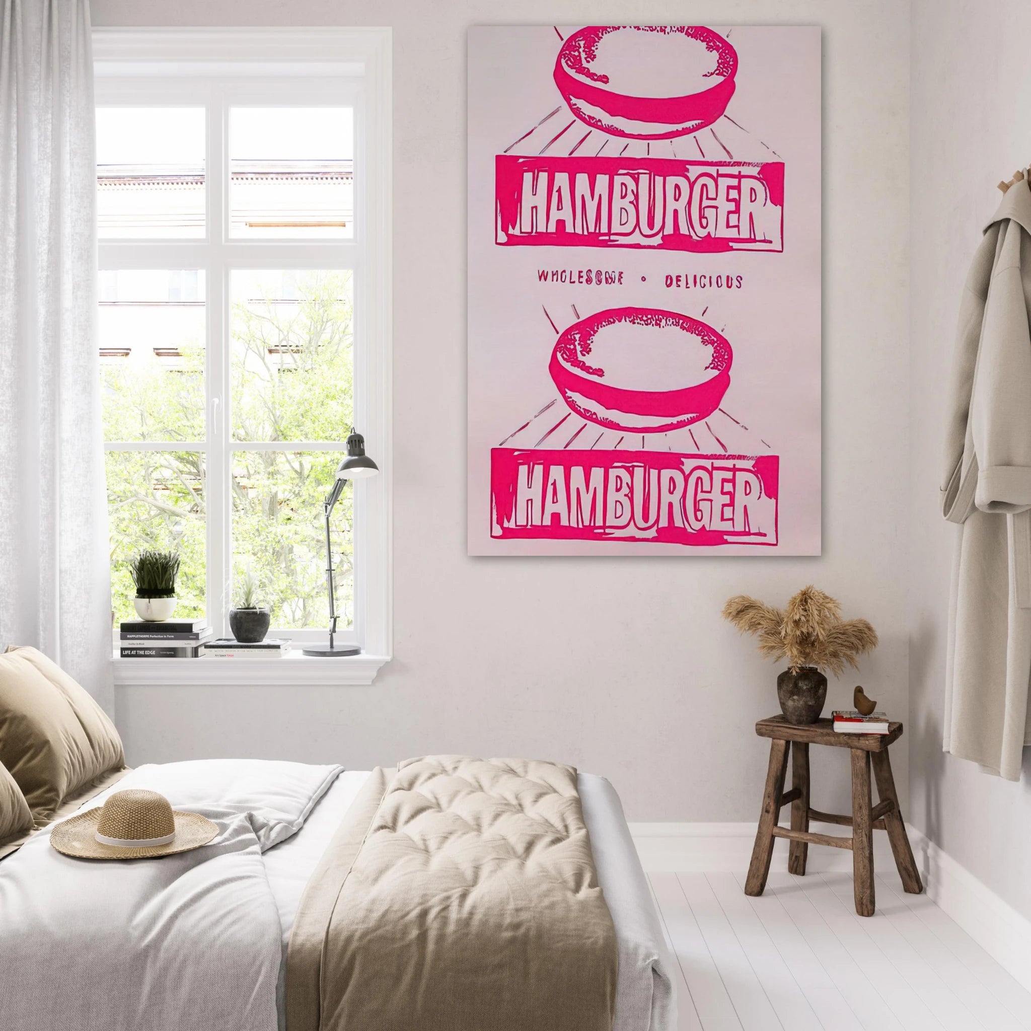 Double Hamburger Poster | Andy Warhol Poster | Andy Warhol Prints