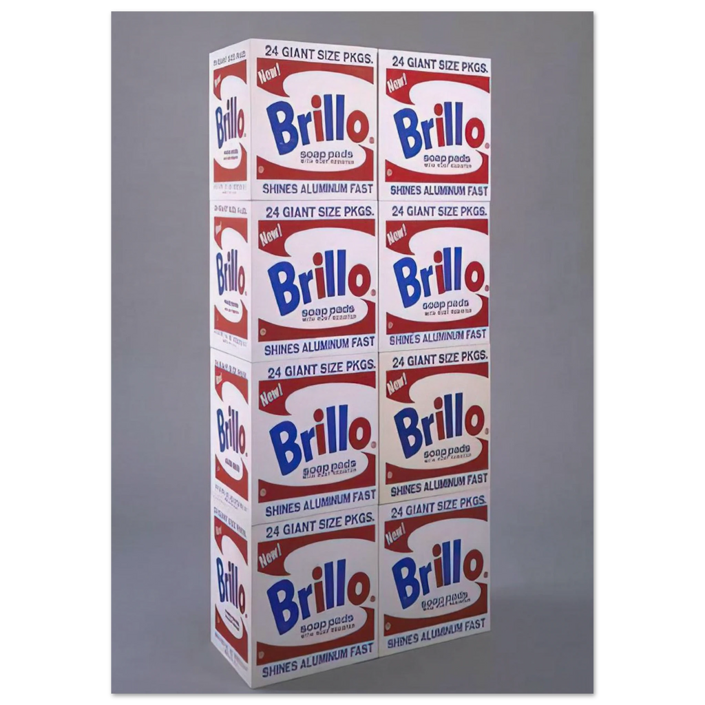 Brillo Soap Pads Boxes Poster | Andy Warhol Poster | Andy Warhol Prints