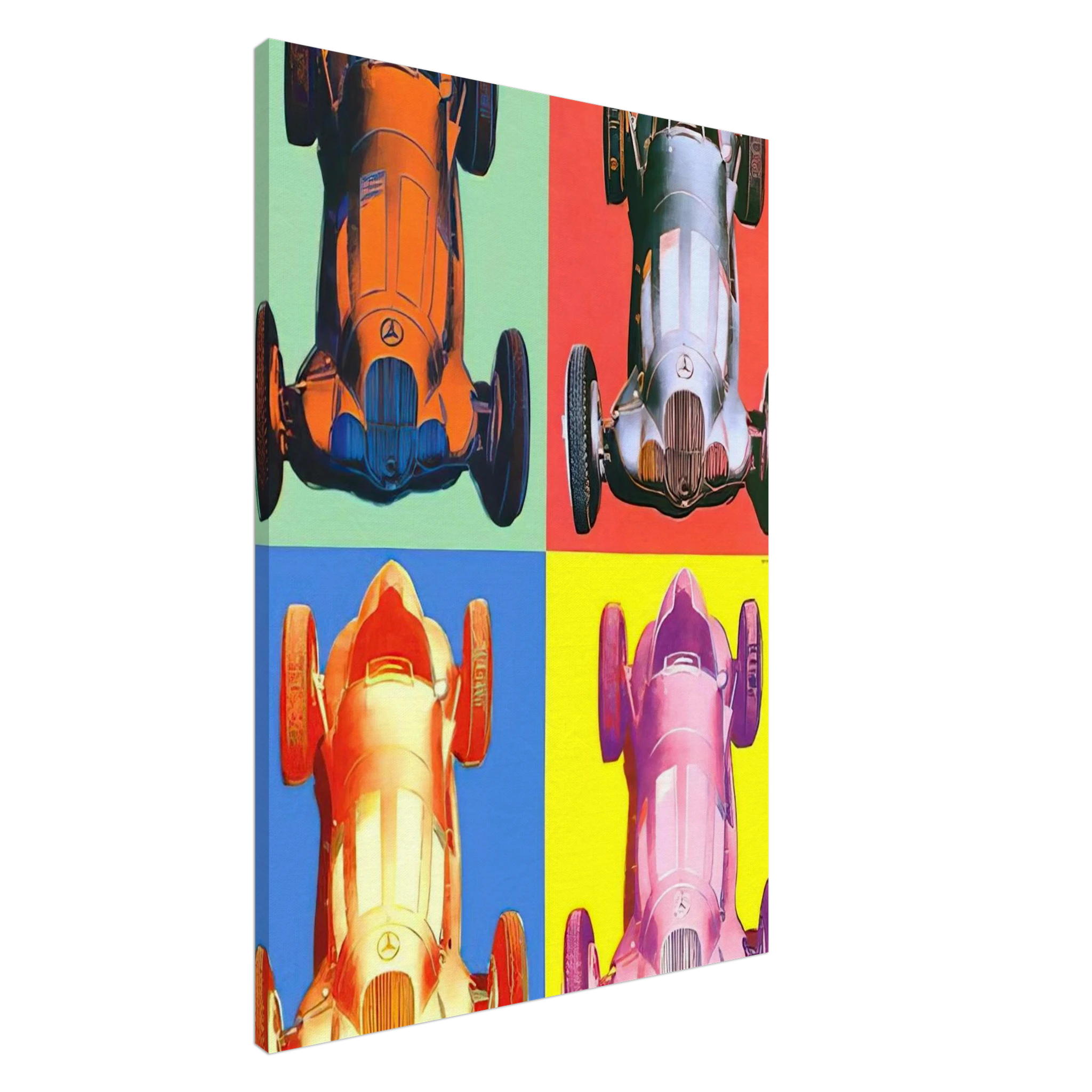 Benz Racing Car Canvas | Andy Warhol Canvas | Andy Warhol Prints