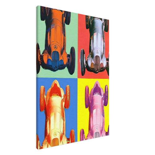 Benz Racing Car Canvas | Andy Warhol Canvas | Andy Warhol Prints