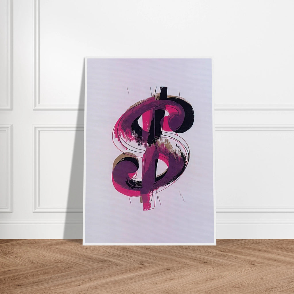 Paper Dollar Framed Poster | Andy Warhol Framed Prints Wall Art | Andy Warhol Prints