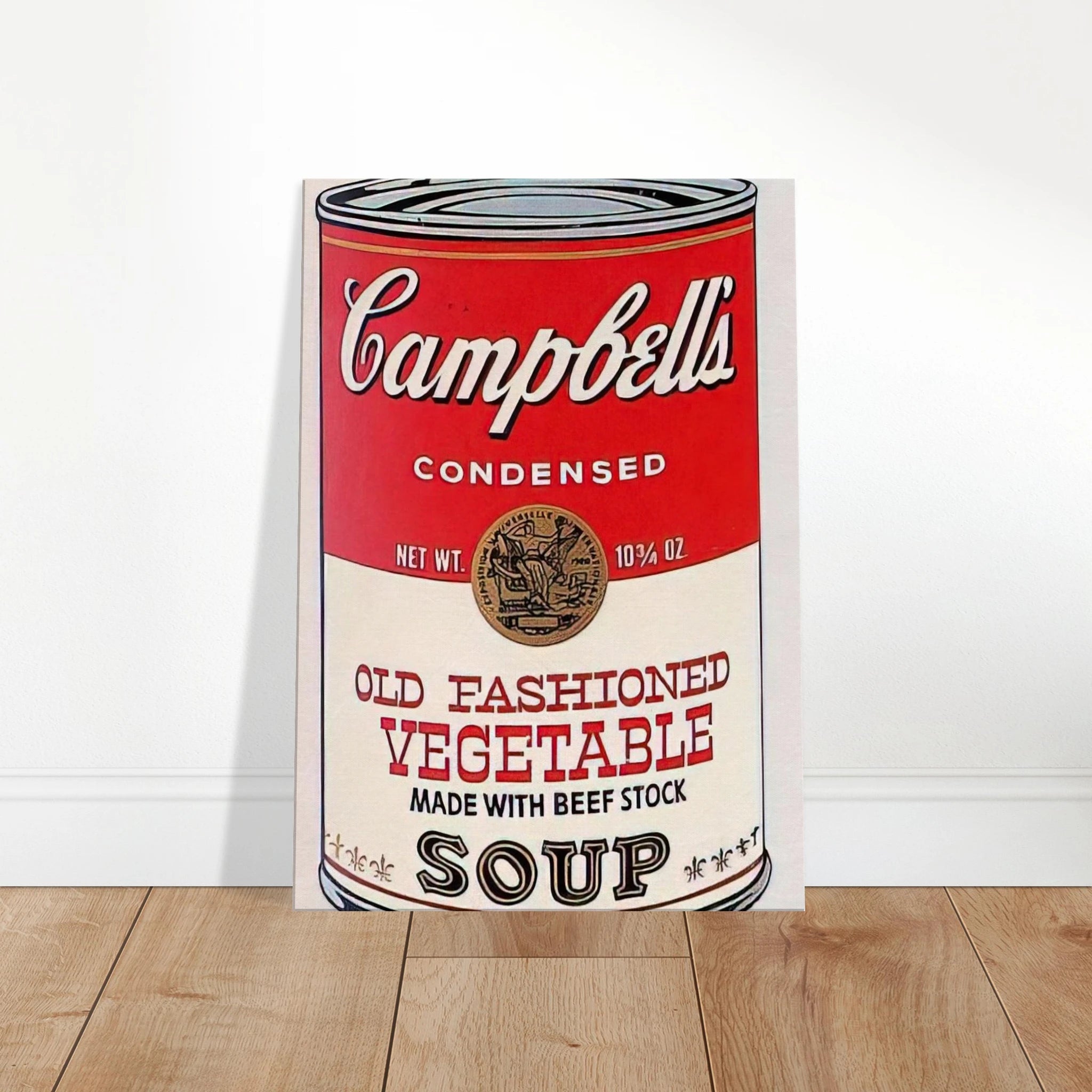 Campbell's Soup Can  Old Fashioned Vegetable  Canvas | Andy Warhol Canvas | Andy Warhol Prints