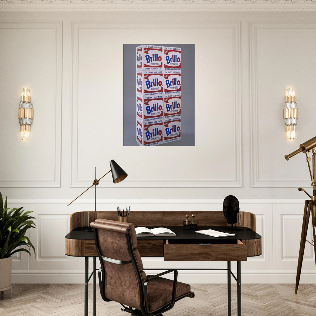 Brillo Soap Pads Boxes Canvas | Andy Warhol Canvas | Andy Warhol Prints