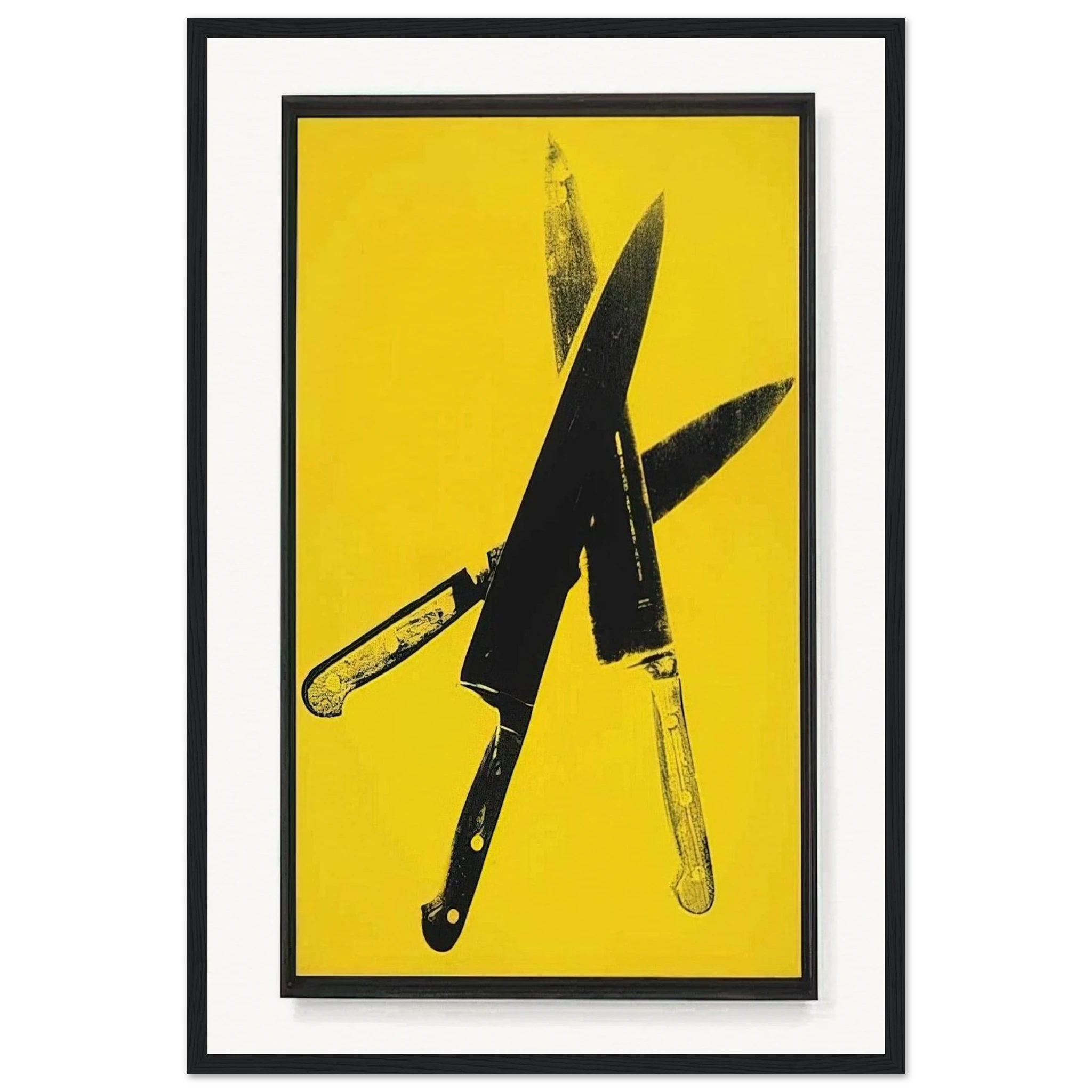 Knives Framed Poster | Andy Warhol Framed Prints Wall Art | Andy Warhol Prints