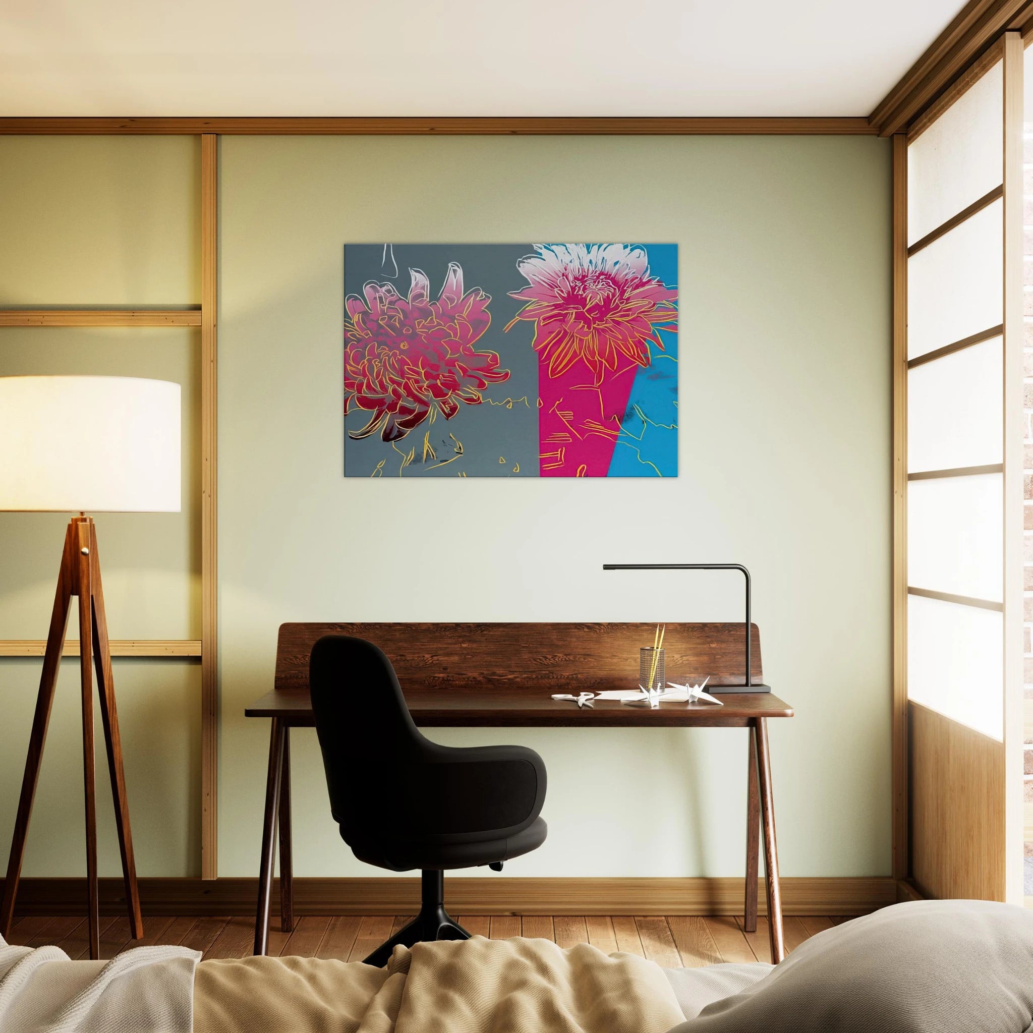 Kiku Canvas | Andy Warhol Canvas | Andy Warhol Prints