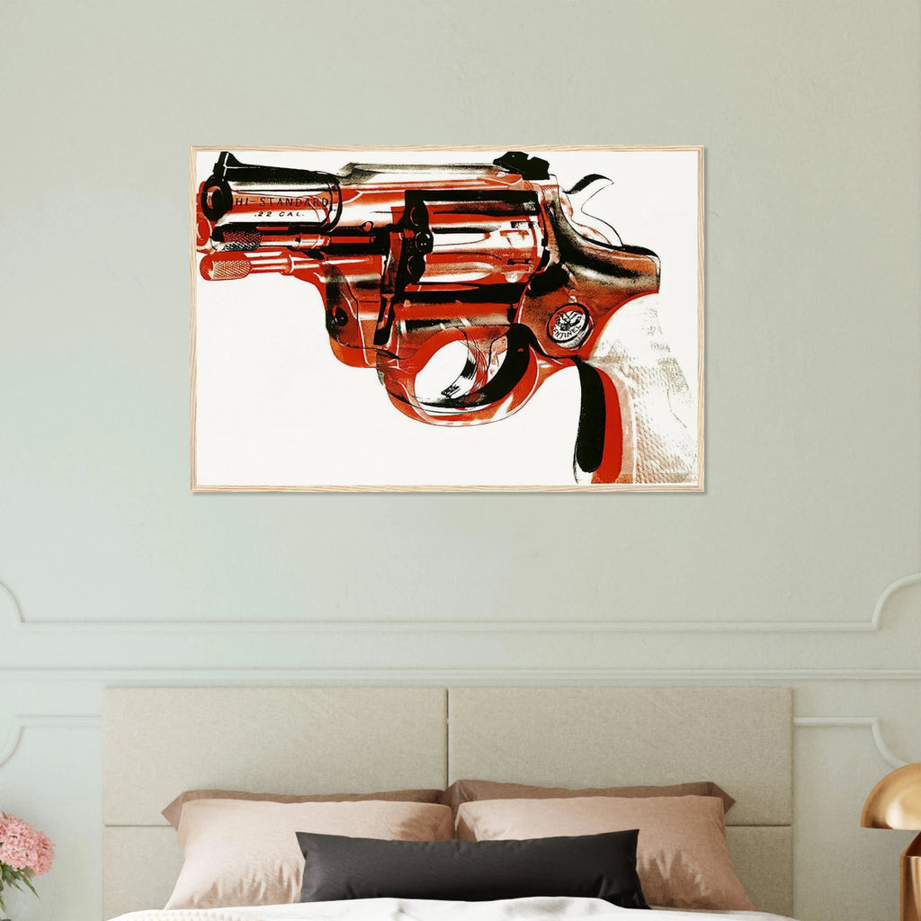 Gun Framed Poster | Andy Warhol Framed Prints Wall Art | Andy Warhol Prints