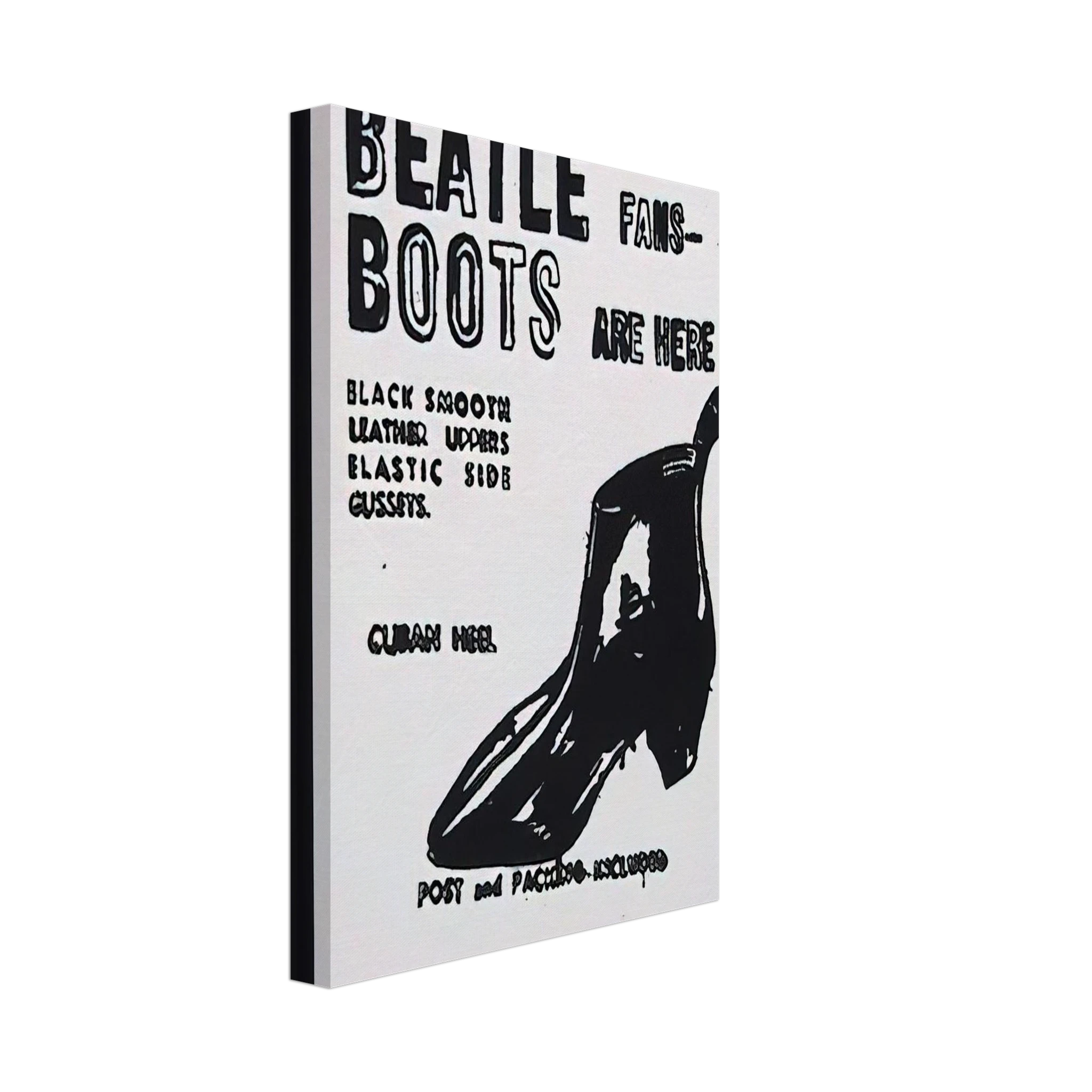 Beatle Boots Canvas | Andy Warhol Canvas | Andy Warhol Prints