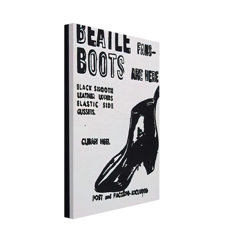 Beatle Boots Canvas | Andy Warhol Canvas | Andy Warhol Prints
